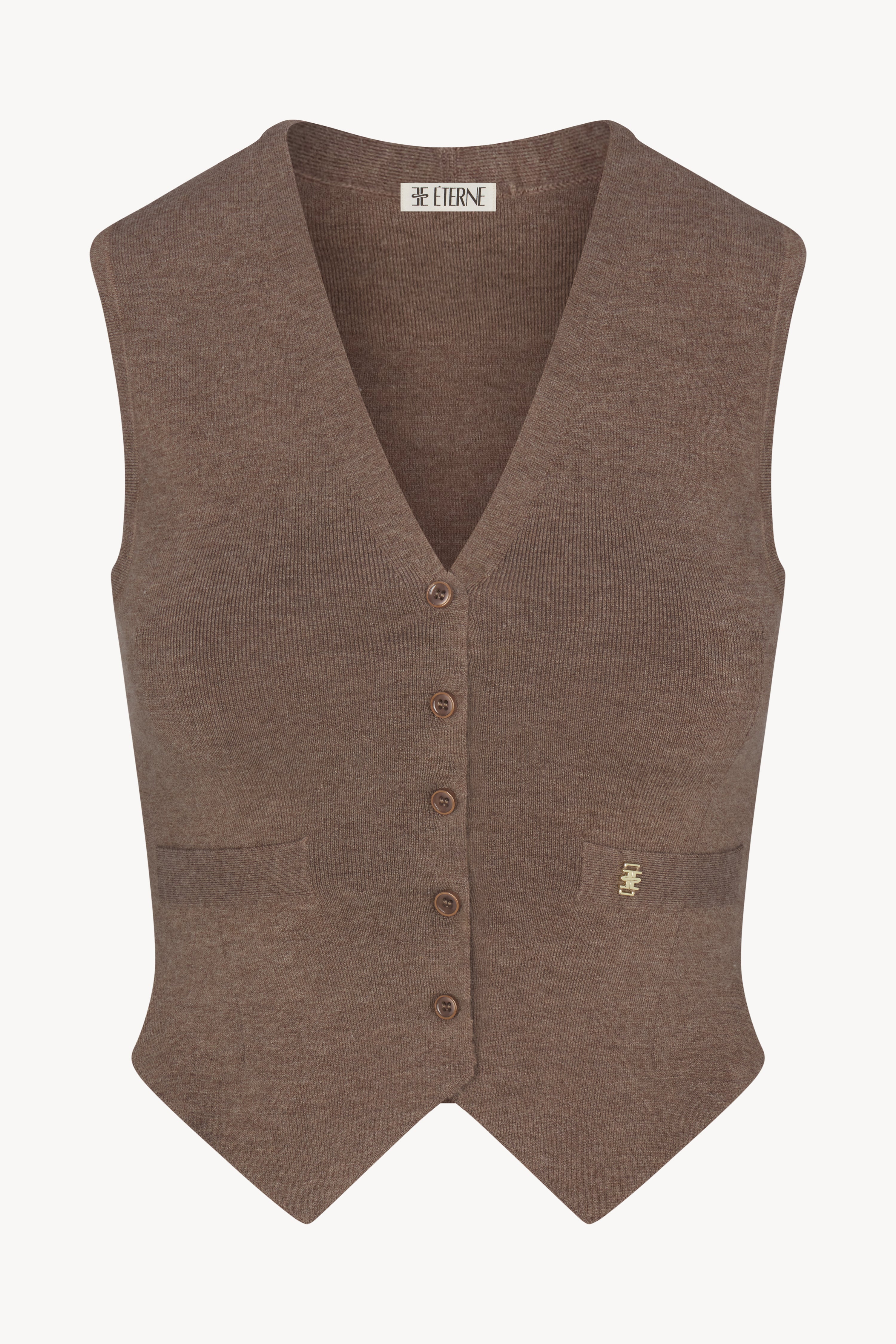 Paige Cashmere Vest Millet