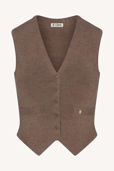 Paige Cashmere Vest Millet