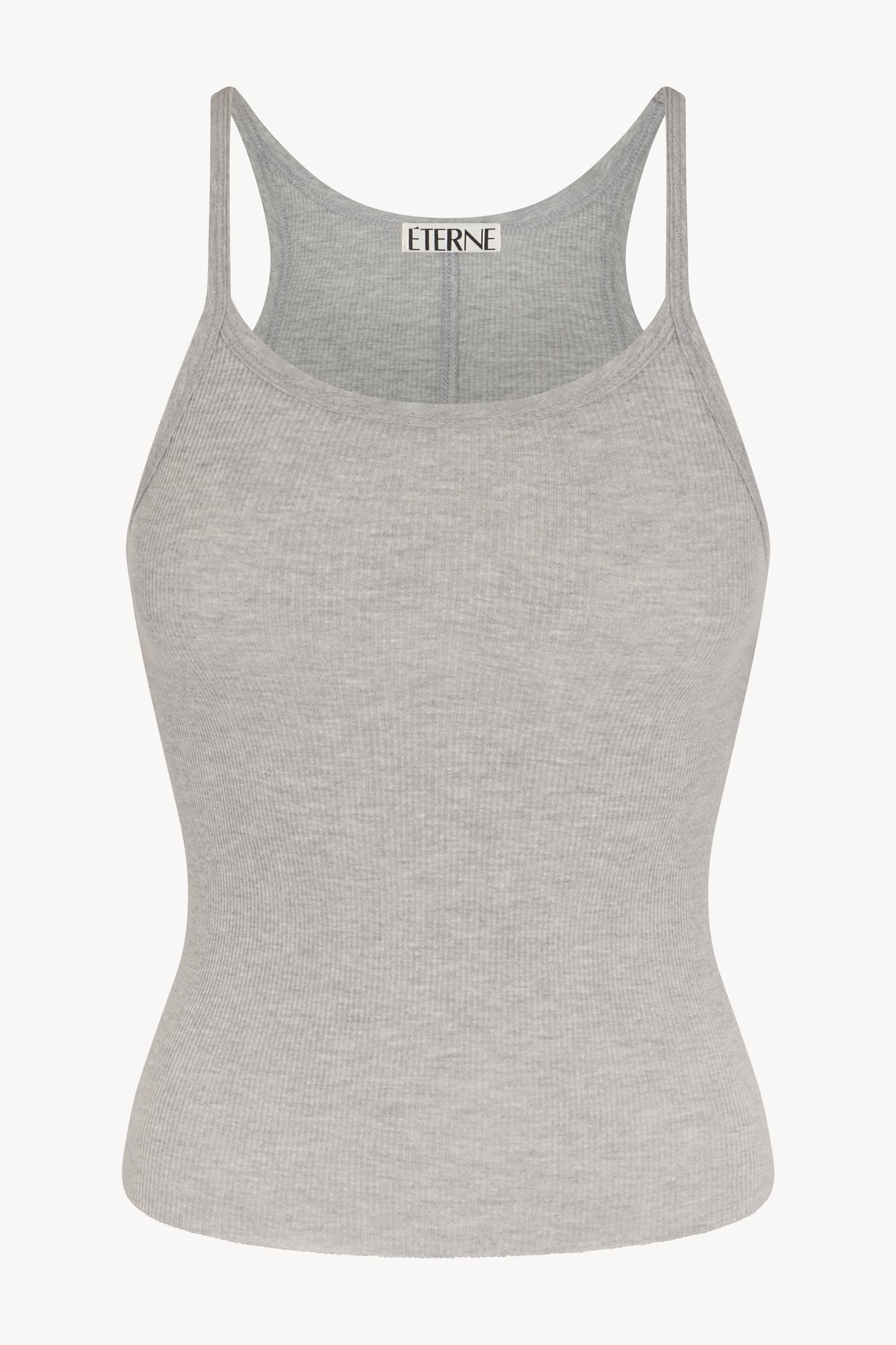 Rib Tank Heather Grey