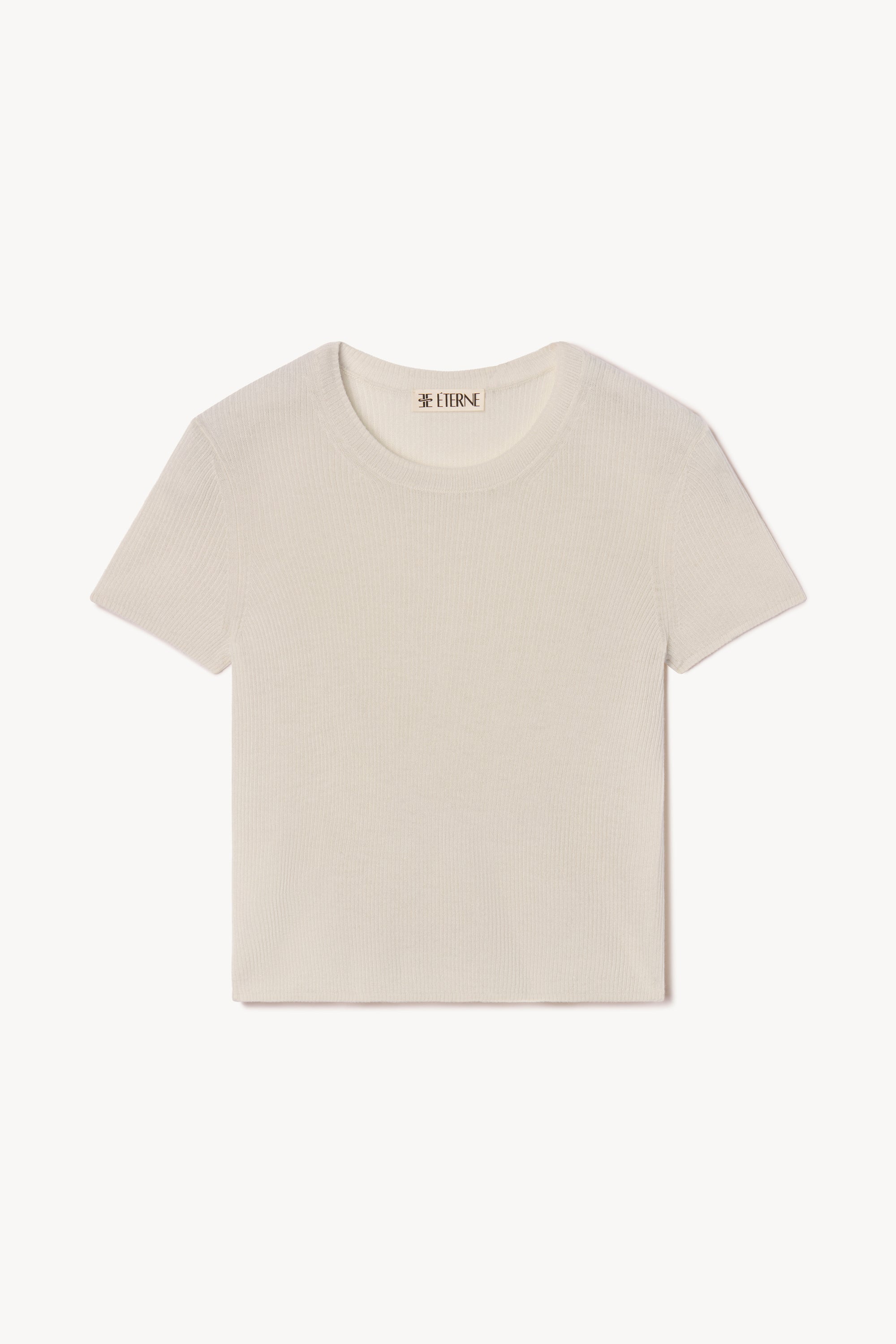 RIB STITCH BABY TEE - ÉTERNE