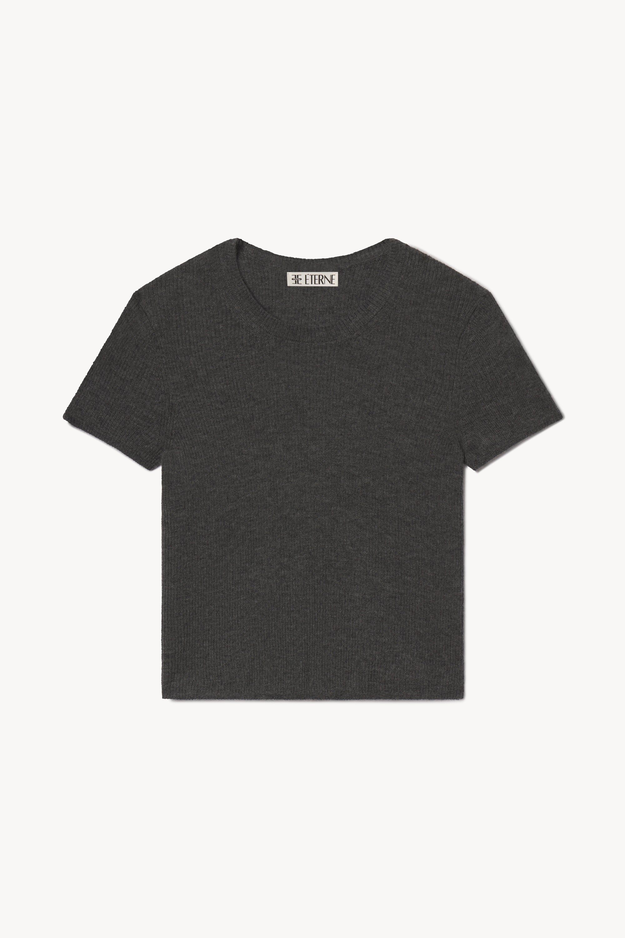 ÉTERNE RIB STITCH BABY TEE 