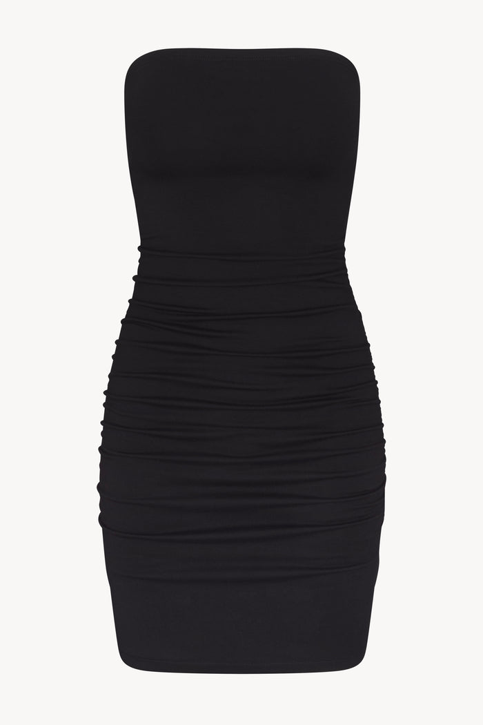RUCHED TUBE MINI DRESS - ÉTERNE