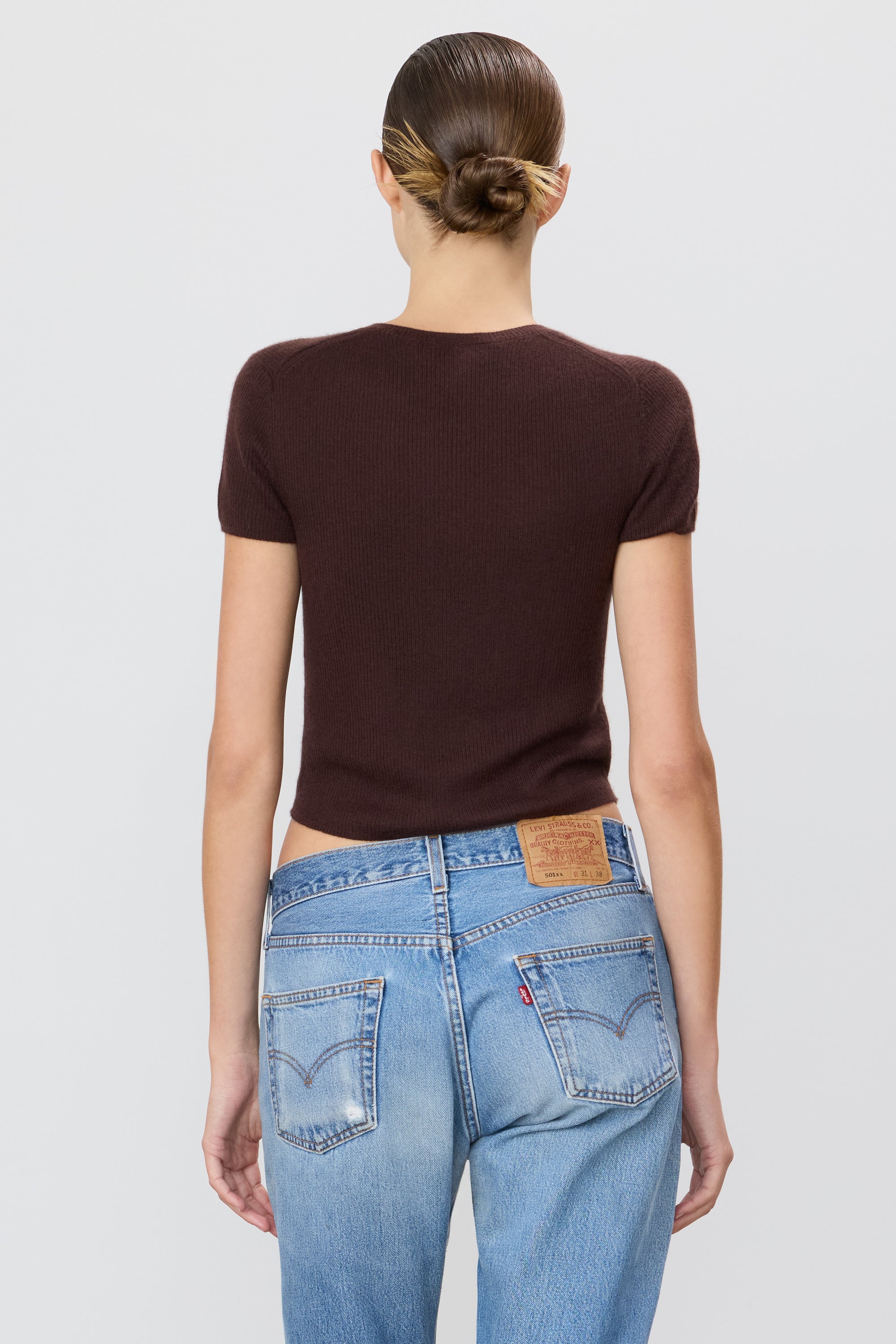 ÉTERNE RIB STITCH BABY TEE