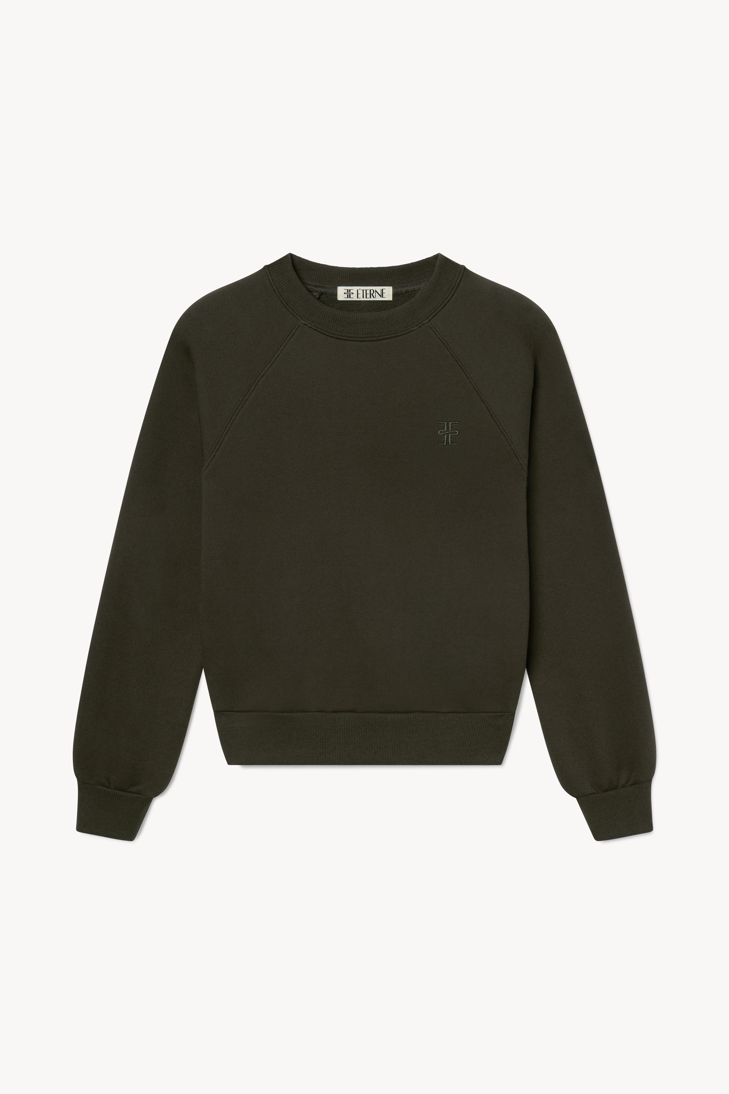 Shrunken Raglan Sweatshirt Moss