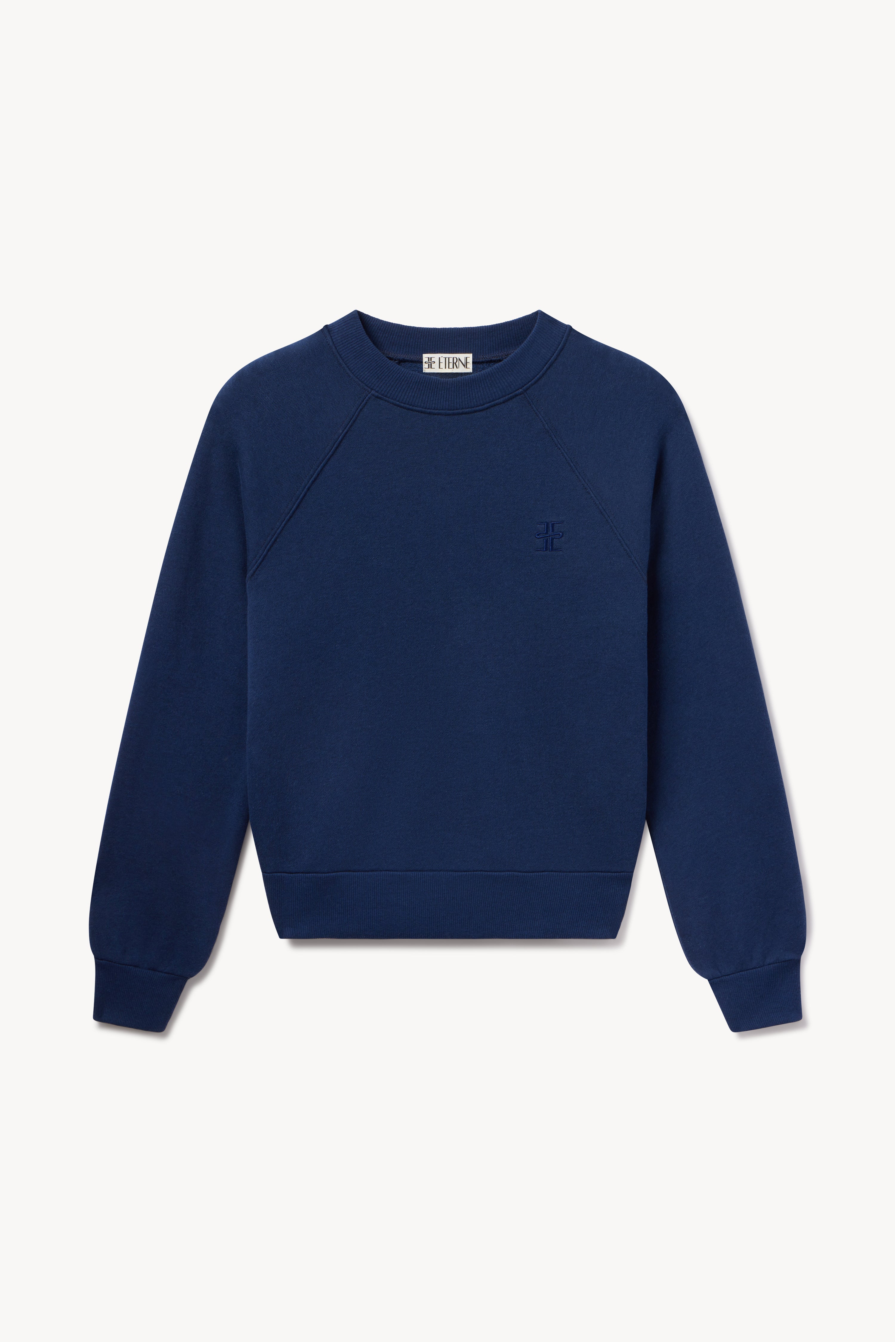 Shrunken Raglan Sweatshirt Navy