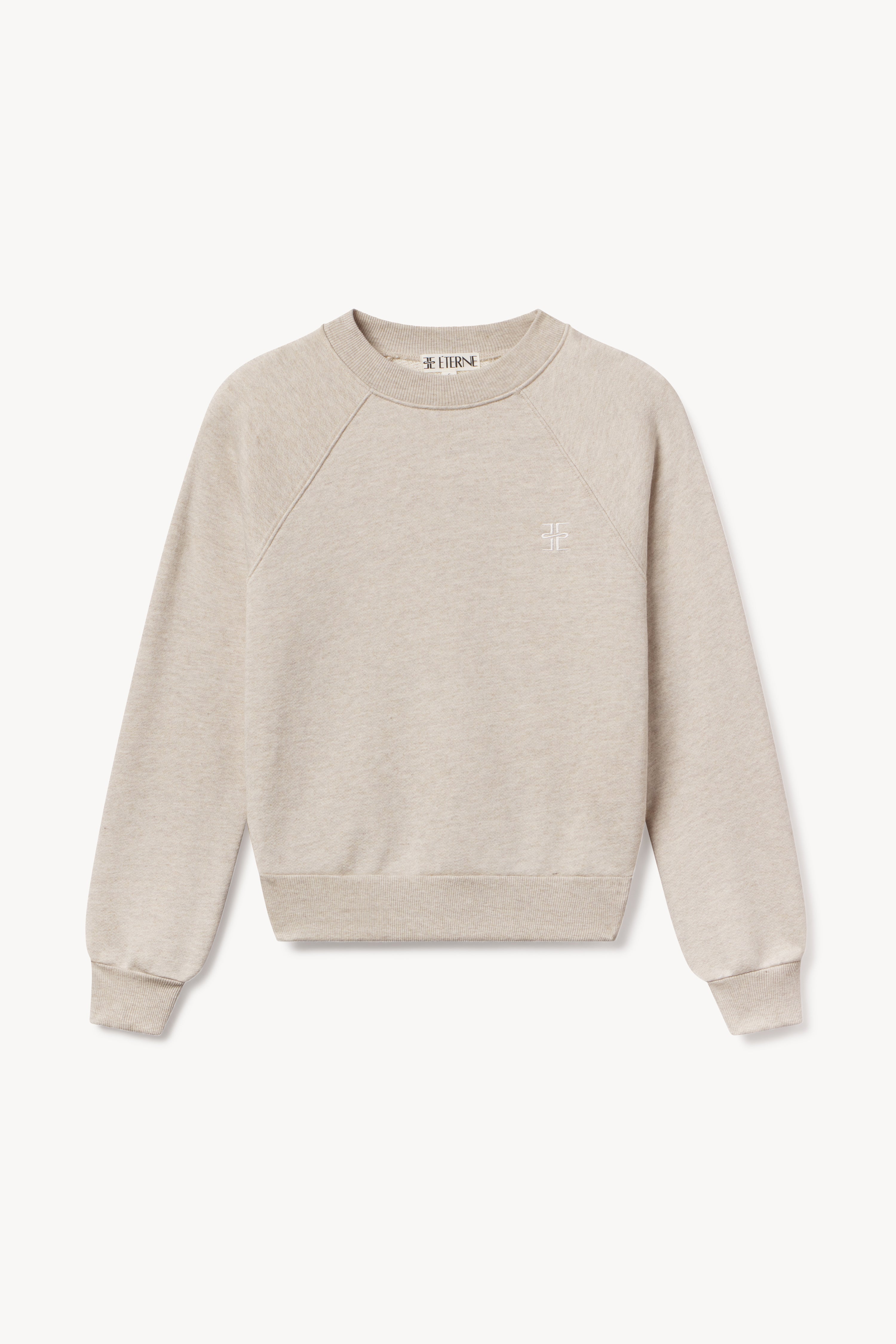 Shrunken Raglan Sweatshirt Heather Oatmeal