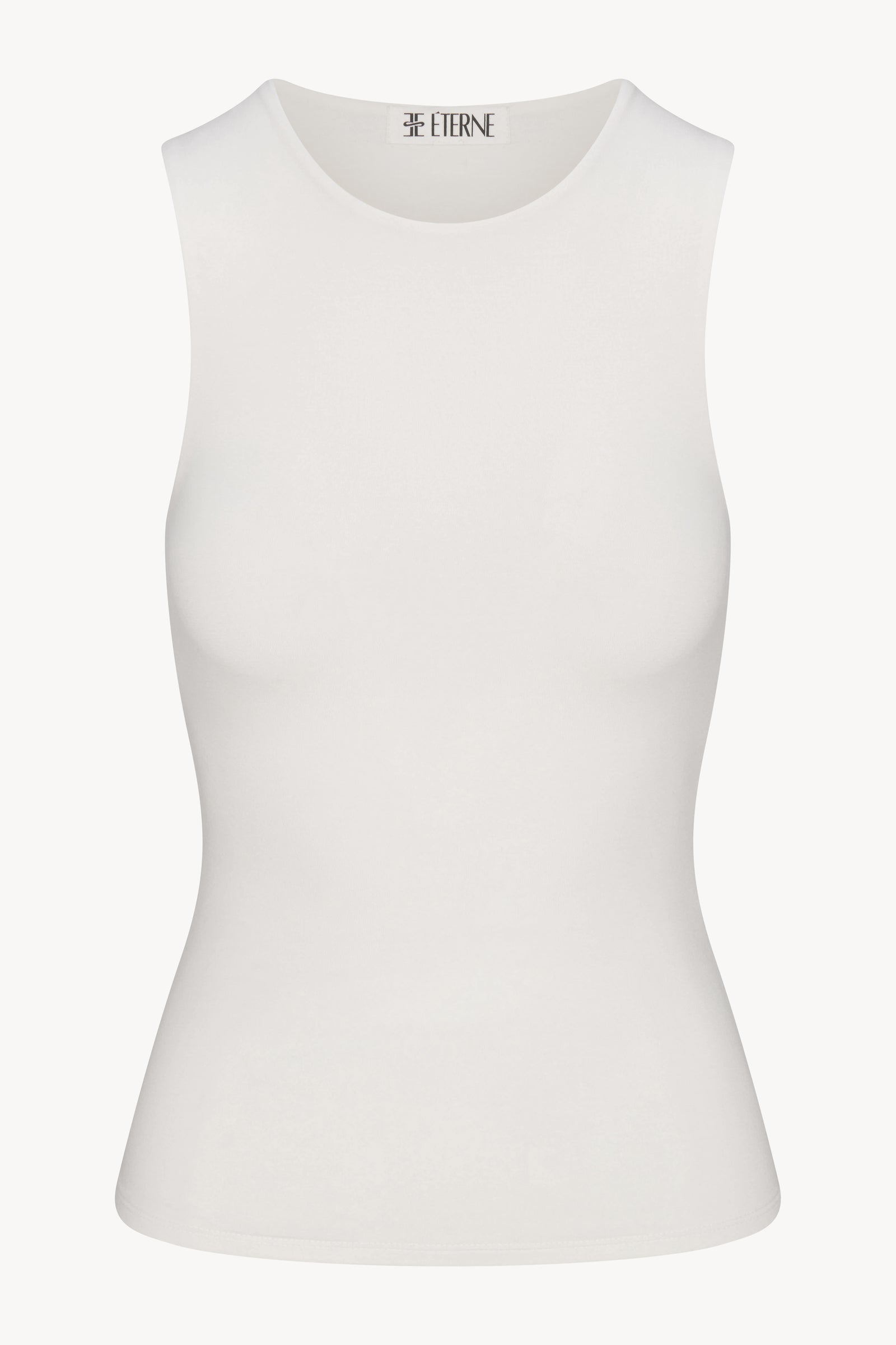SLEEVELESS CREWNECK TOP - ÉTERNE