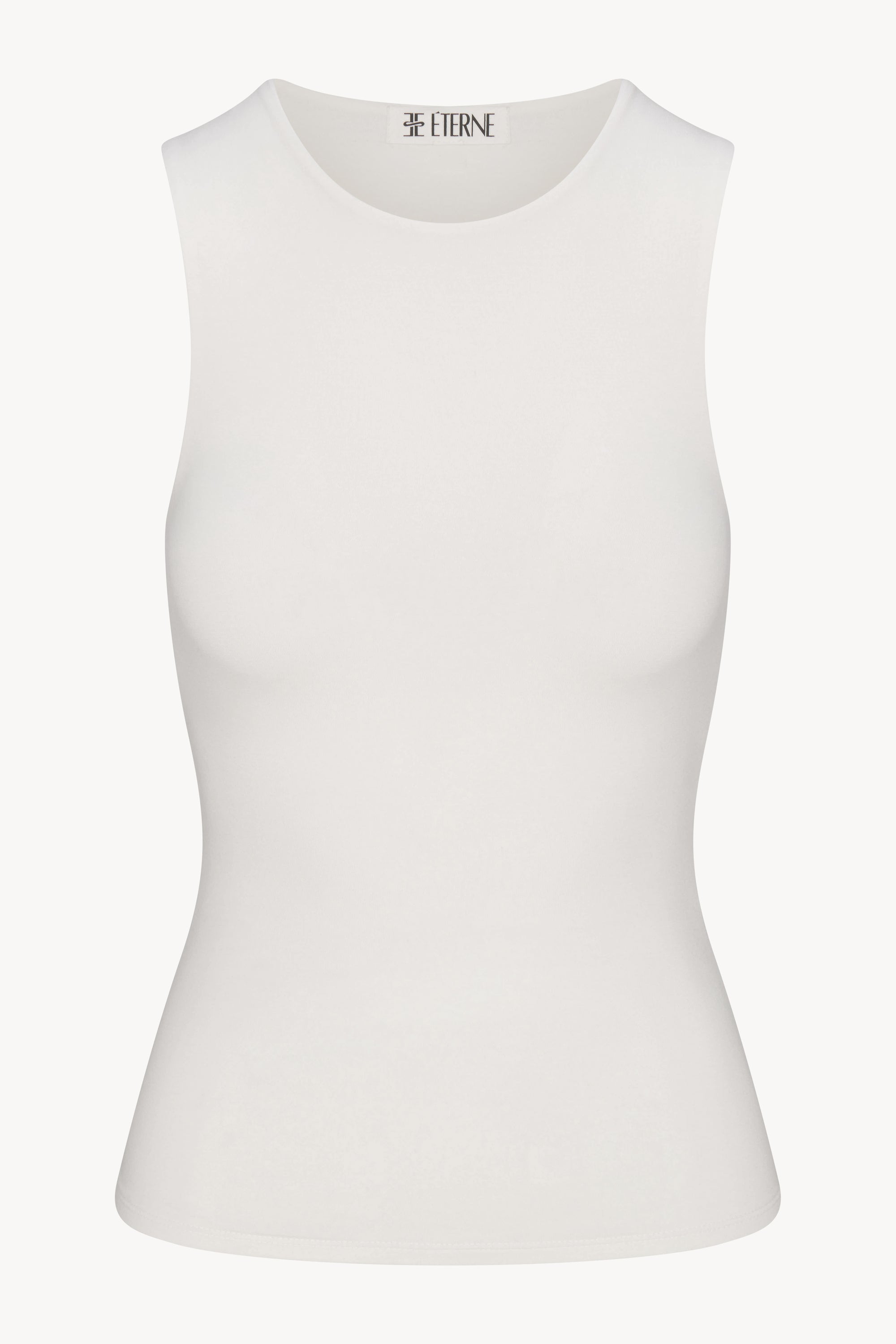 SLEEVELESS CREWNECK TOP - ÉTERNE