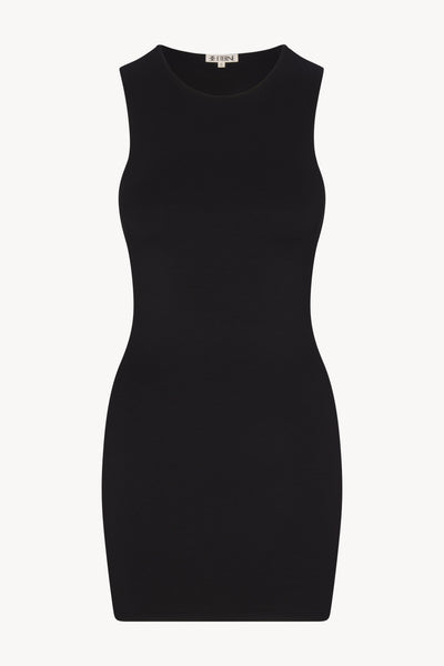 ÉTERNE SLEEVELESS CREWNECK MINI DRESS