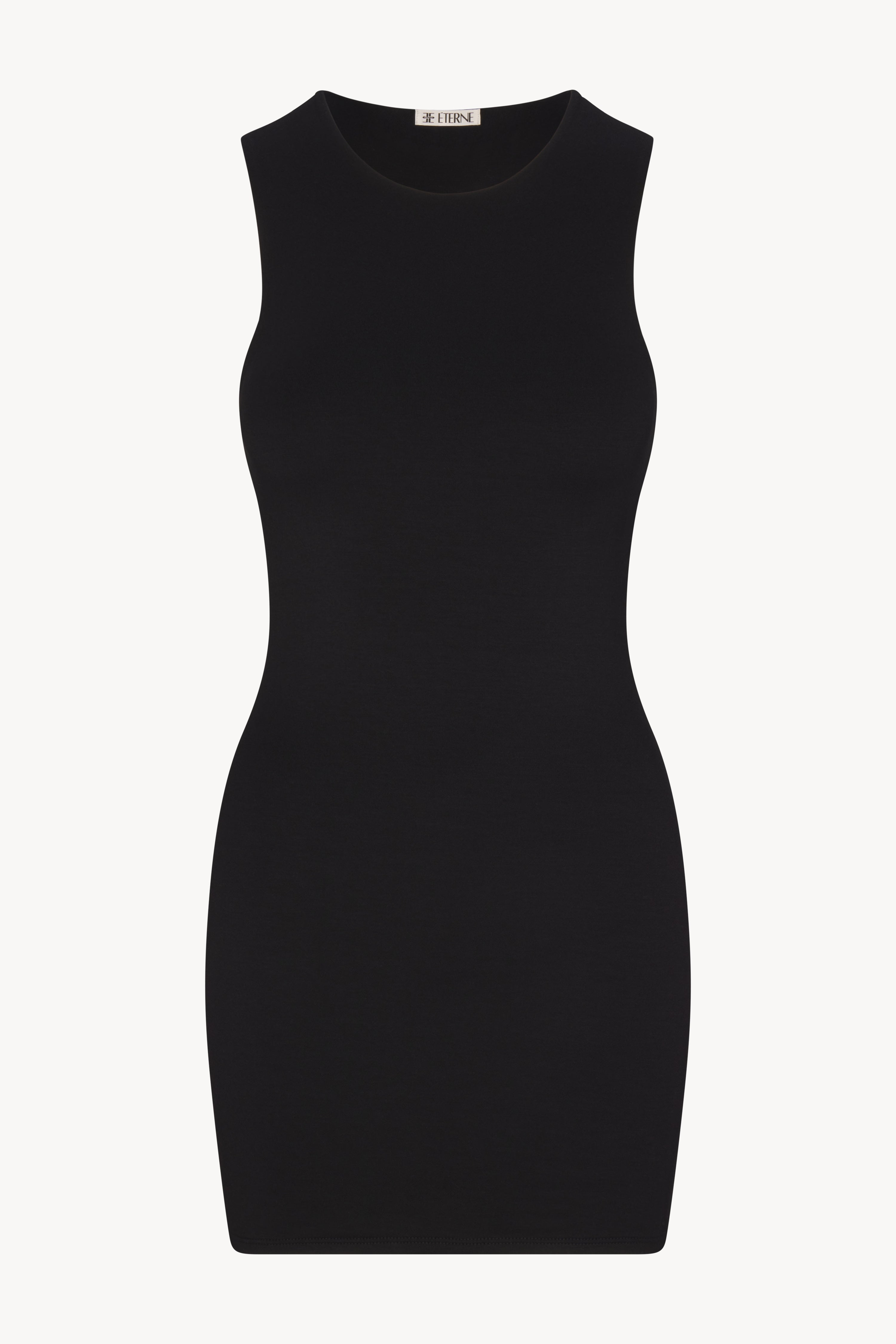 eterne tank mini dress Sleeveless Crewneck Mini Dress | Soft Jersey