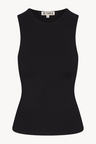 ÉTERNE SLEEVELESS CREWNECK TOP