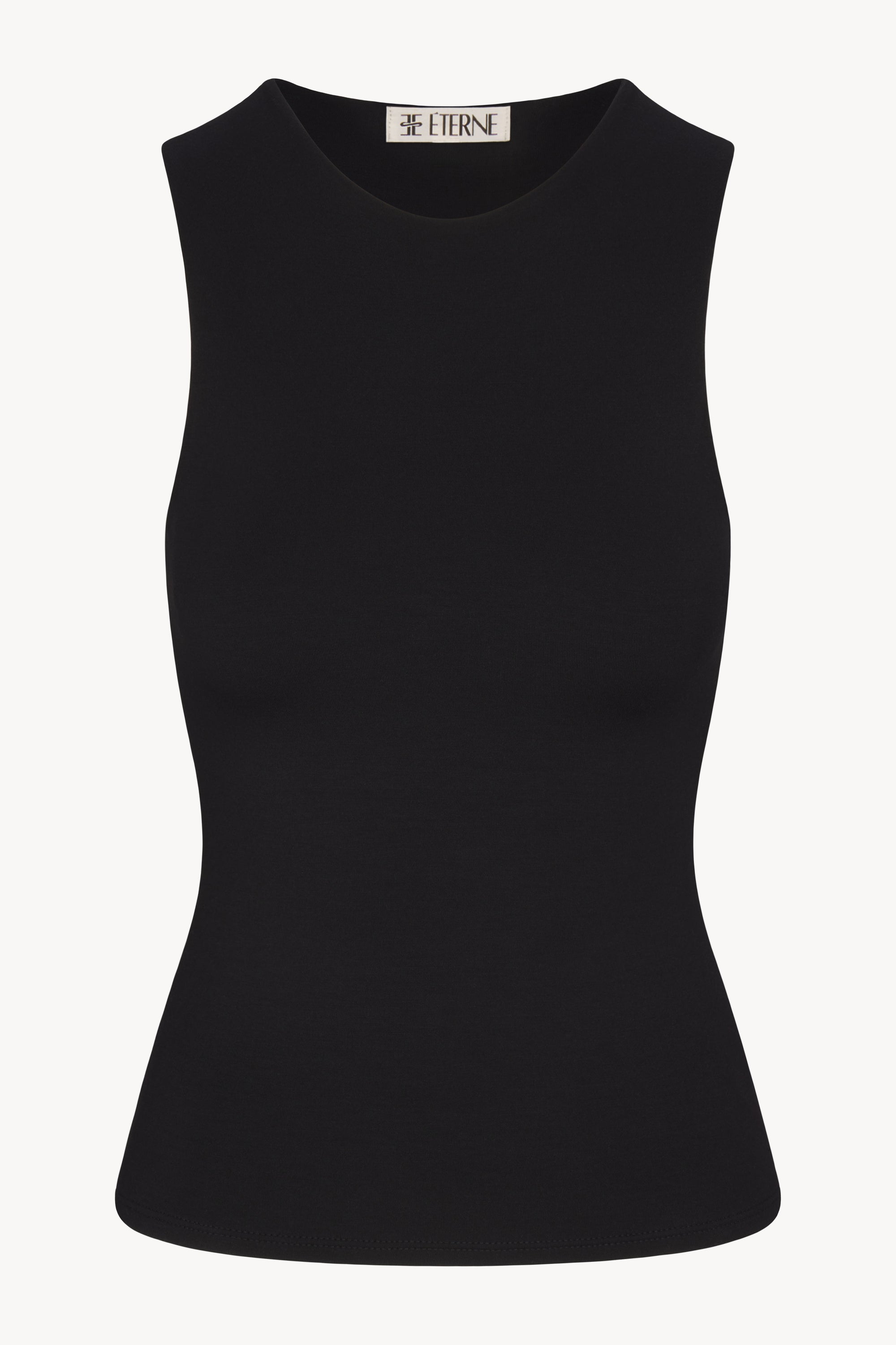 SLEEVELESS CREWNECK TOP - ÉTERNE