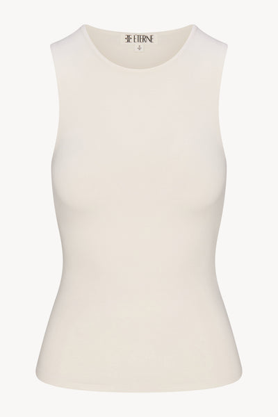 ÉTERNE SLEEVELESS CREWNECK TOP