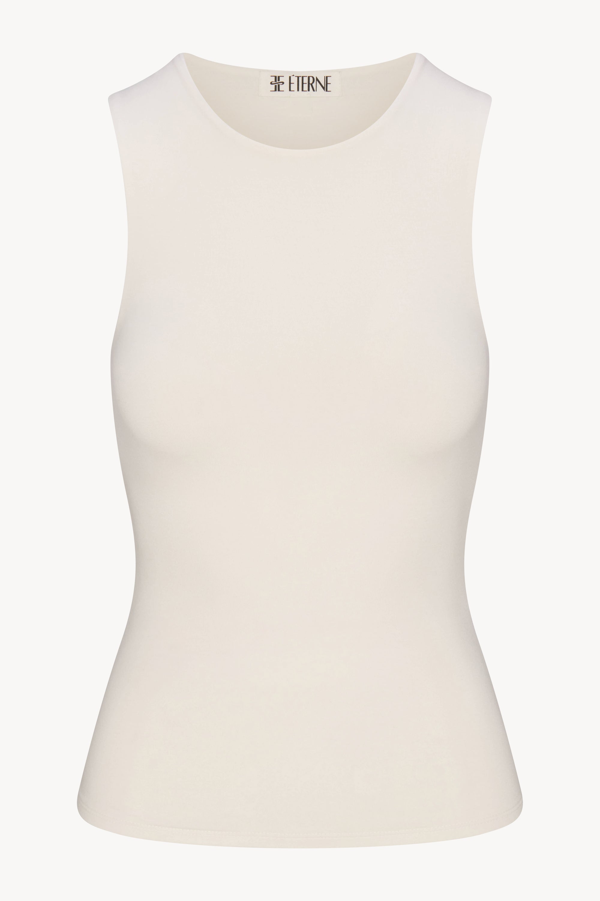 SLEEVELESS CREWNECK TOP - ÉTERNE