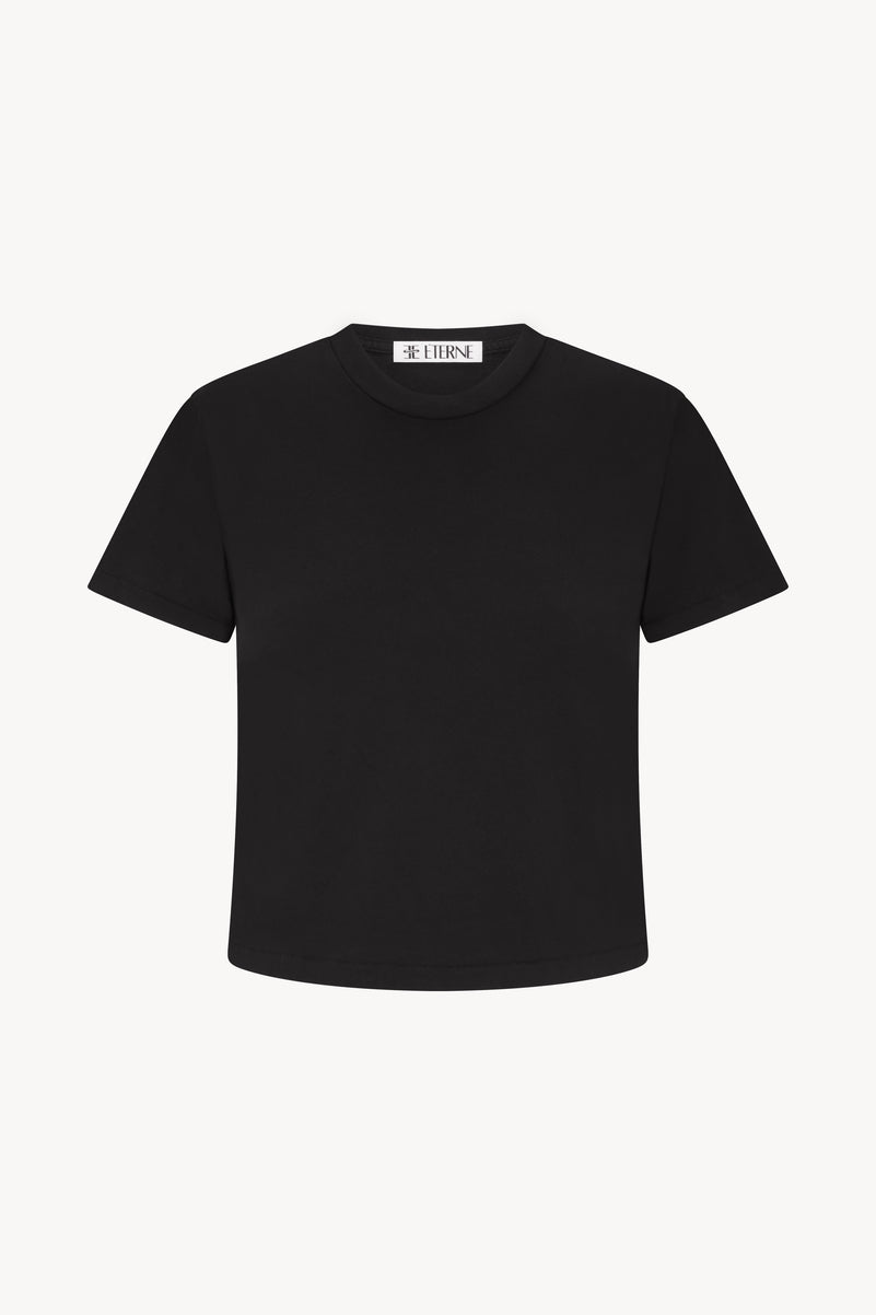 SHORT SLEEVE BOXY TEE - ÉTERNE