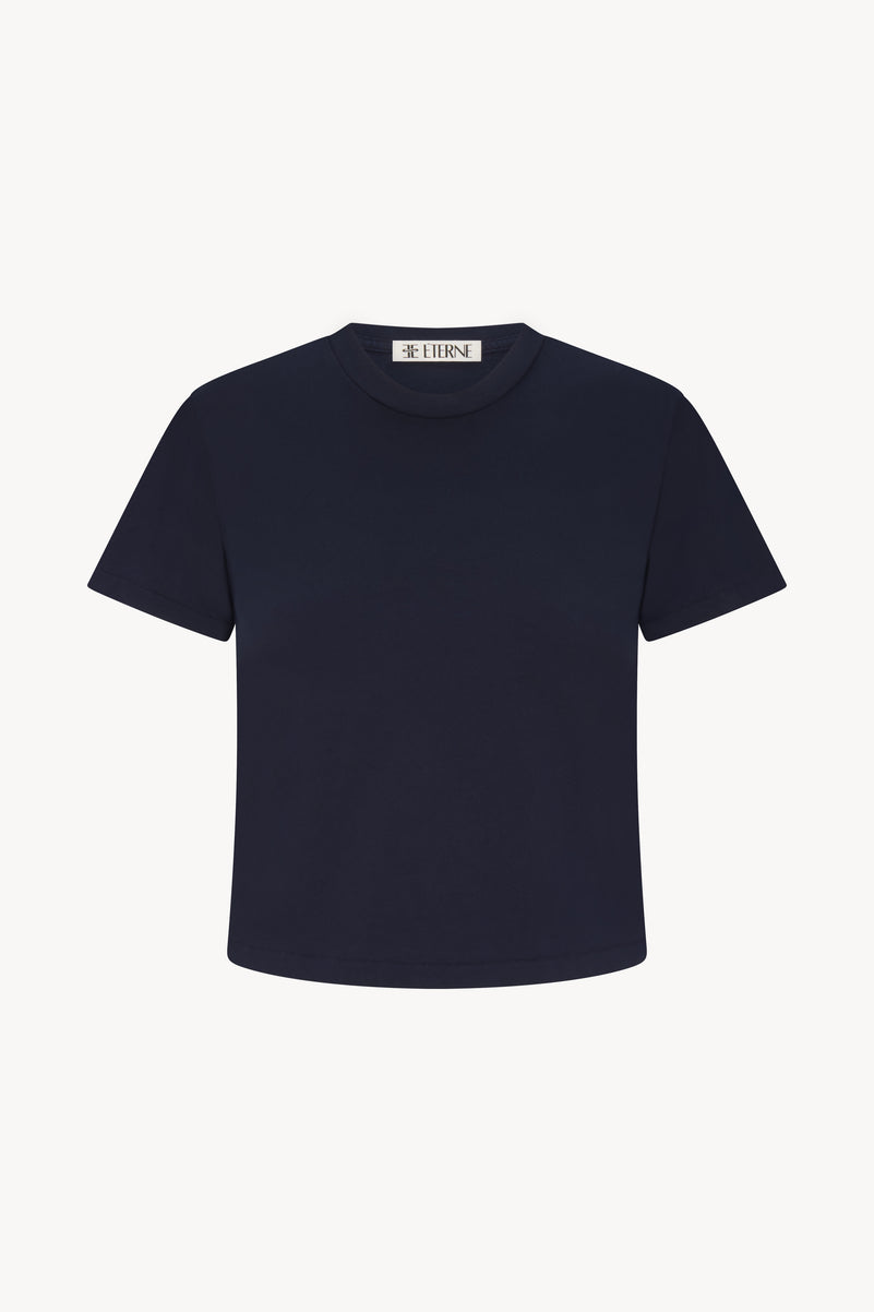 SHORT SLEEVE BOXY TEE - ÉTERNE