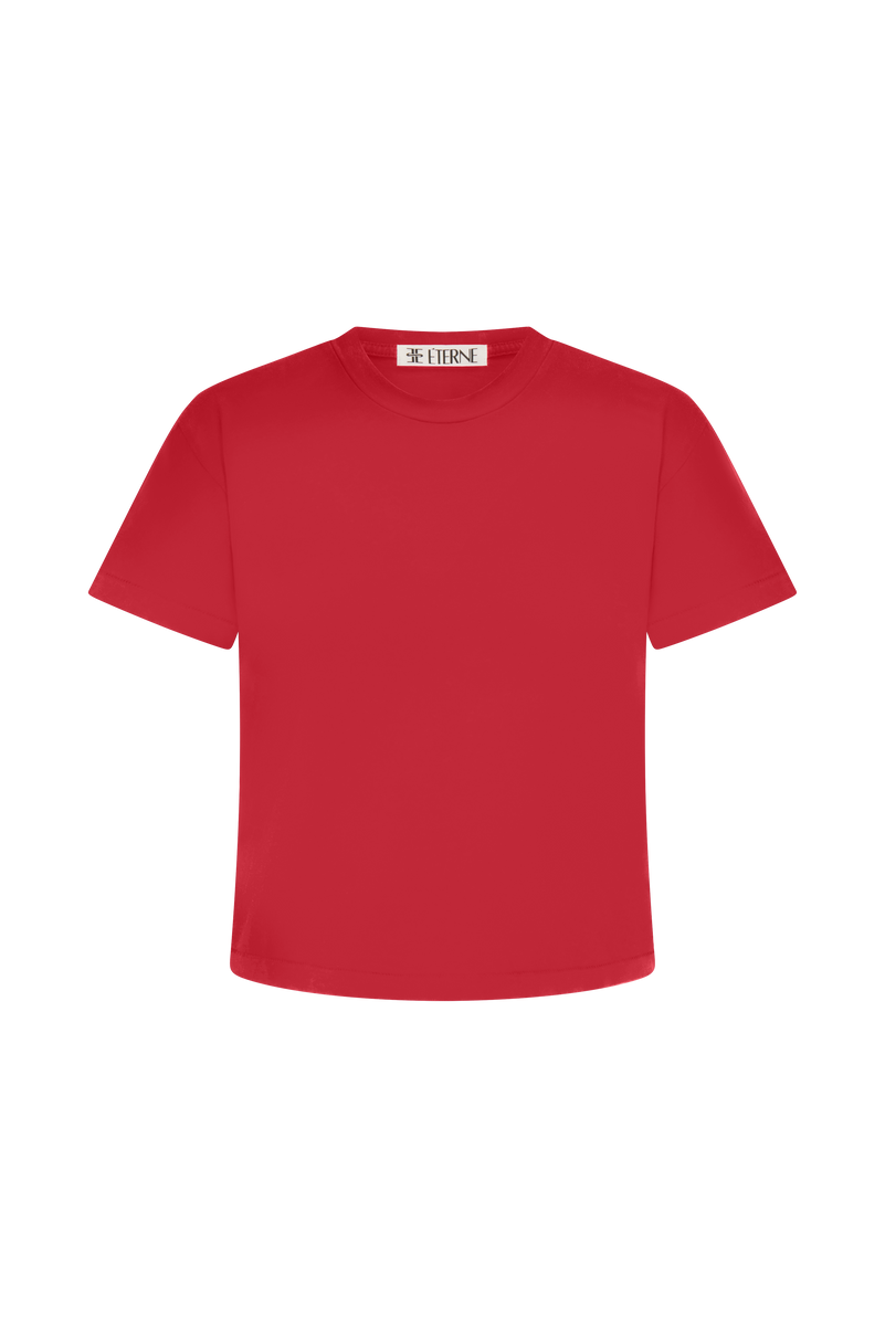 SHORT SLEEVE BOXY TEE - ÉTERNE