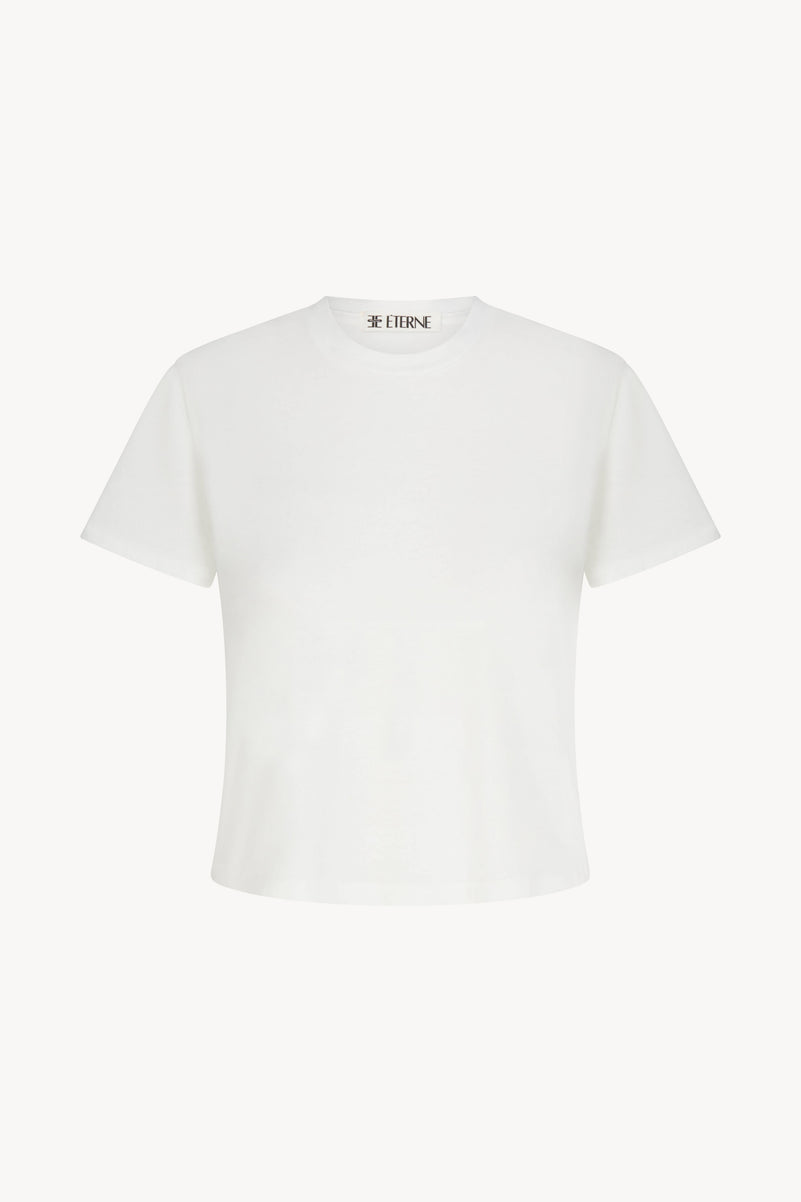 SHORT SLEEVE BOXY TEE - ÉTERNE