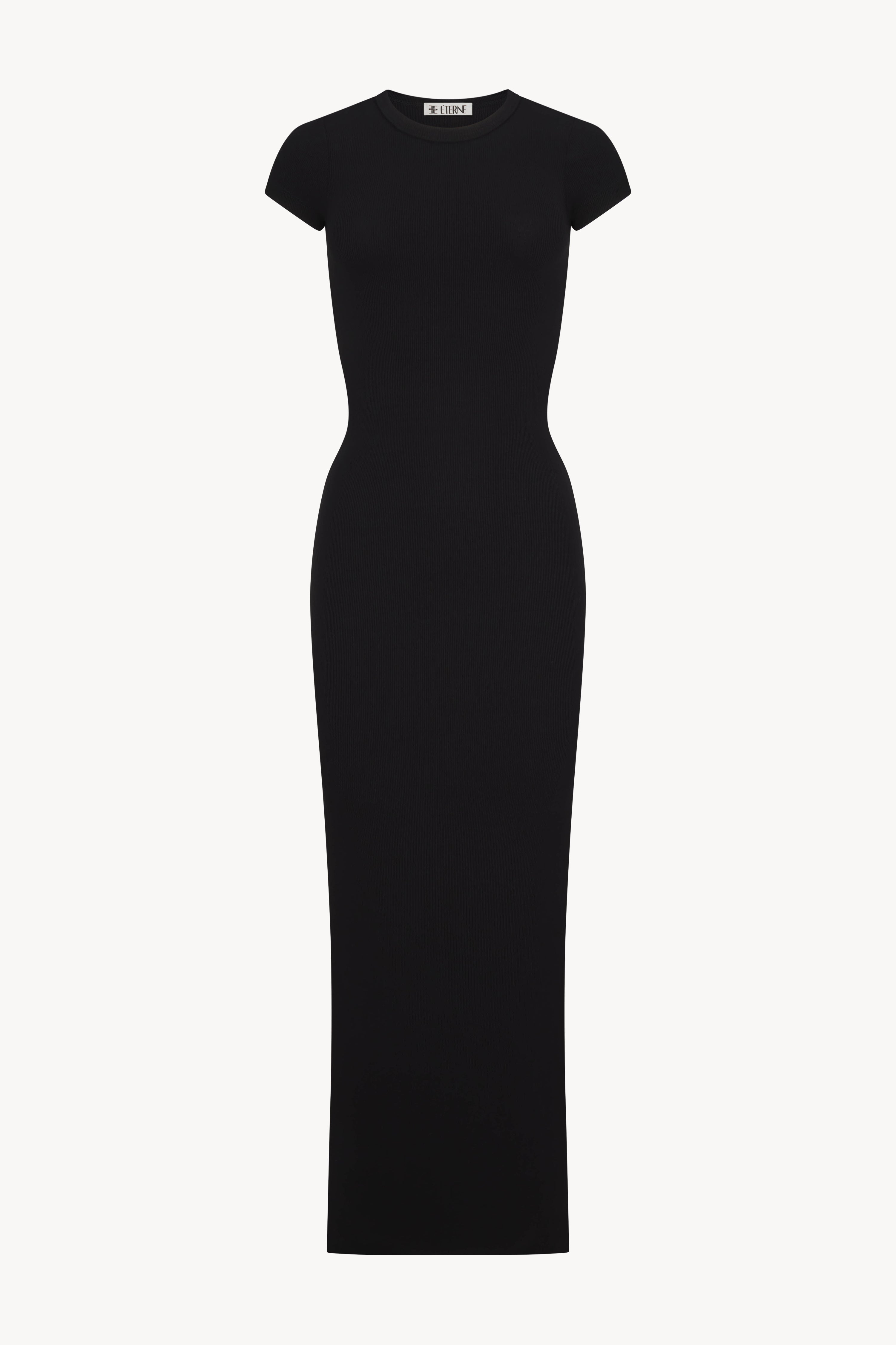 Eterne CAP SLEEVE MAXI DRESS
