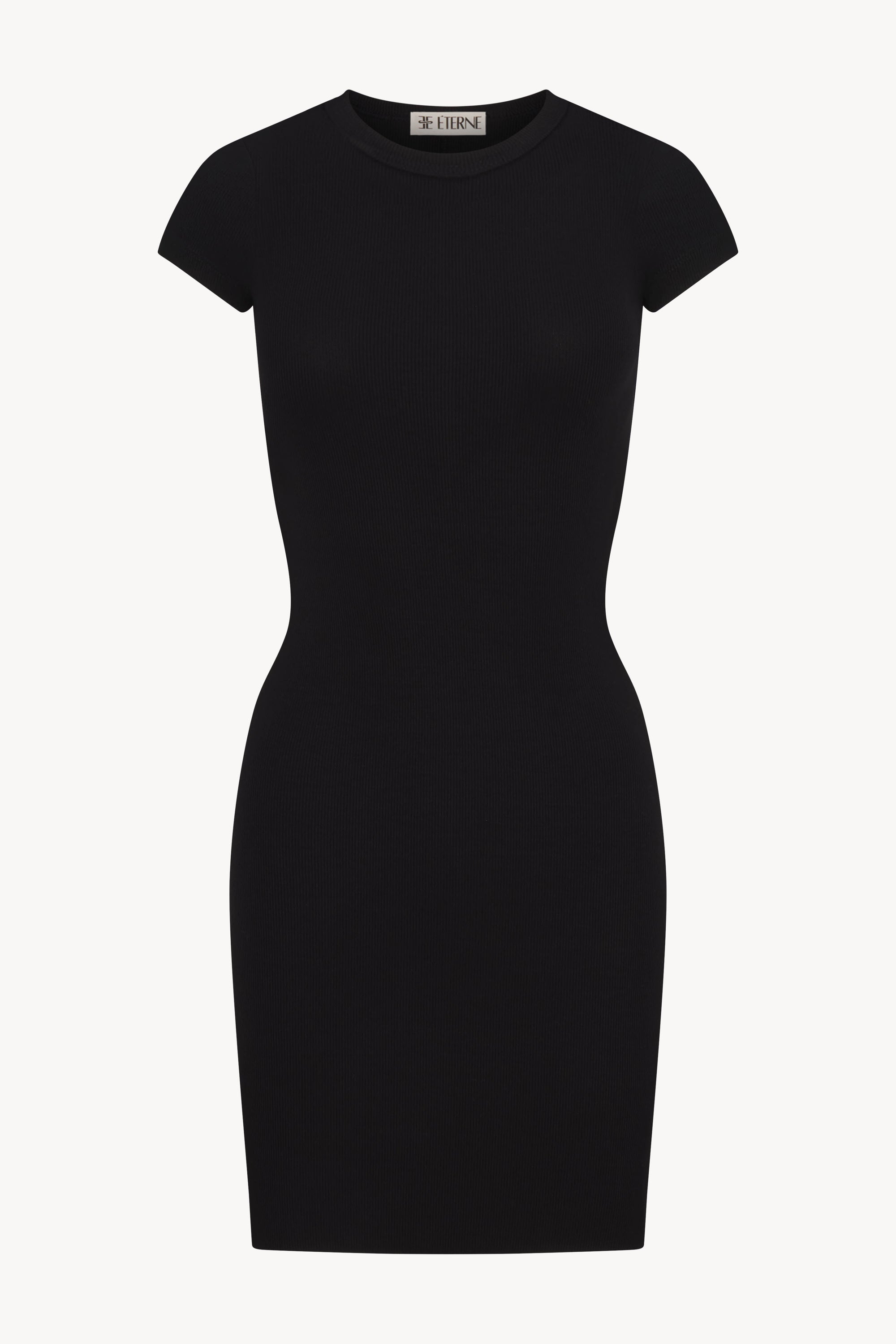 Eterne Cap Sleeve Mini Dress in Black - size S Eterne Cap Sleeve Mini Dress in Black - size S