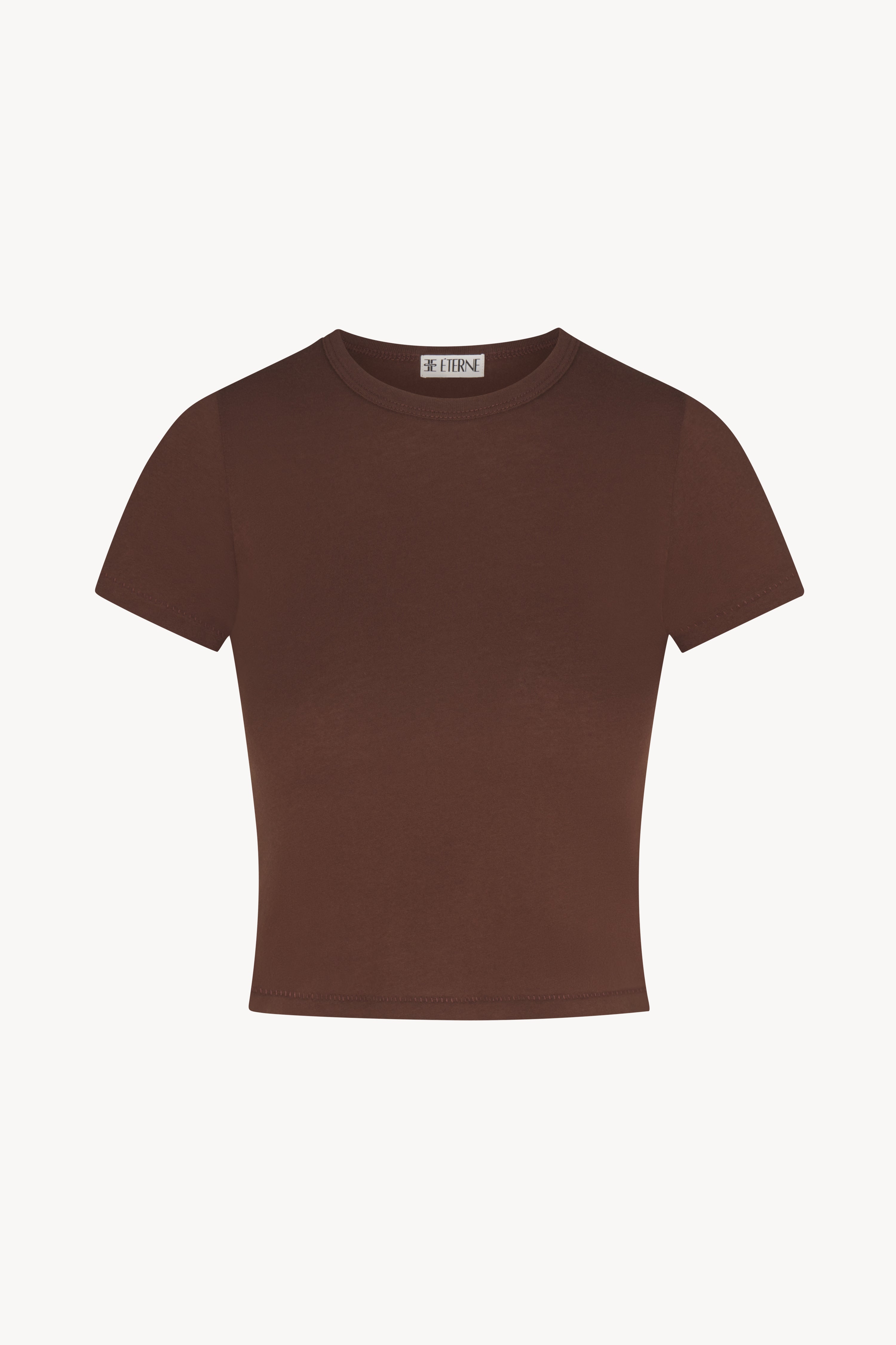 Short Sleeve Baby Tee Chocolate