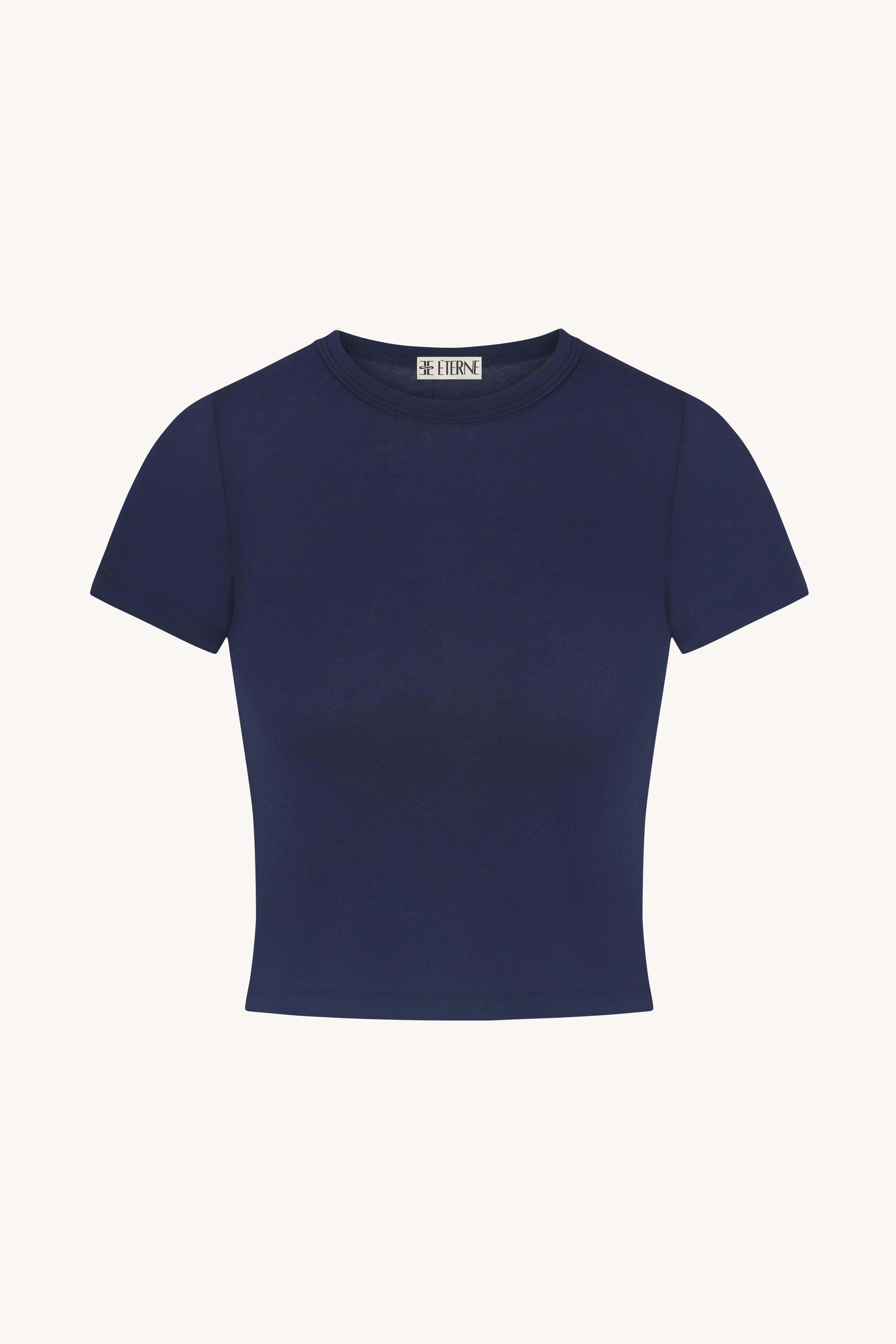 Short Sleeve Baby Tee Navy