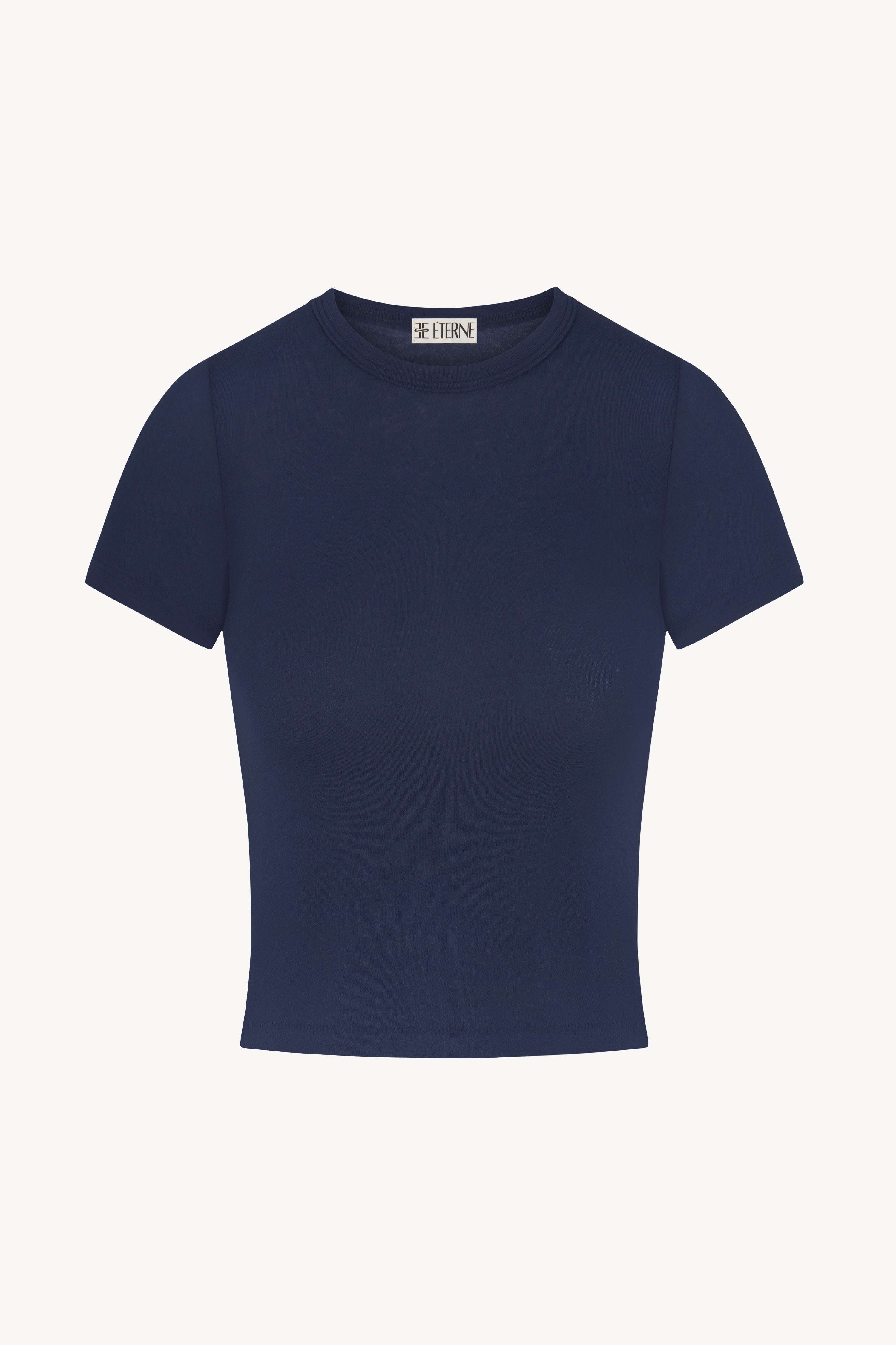 Short Sleeve Baby Tee Navy