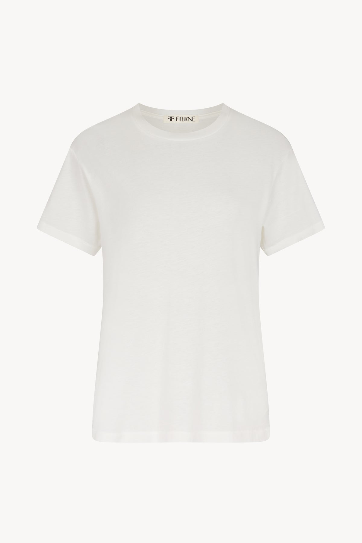 Short Sleeve Boyfriend T-Shirt Ivory