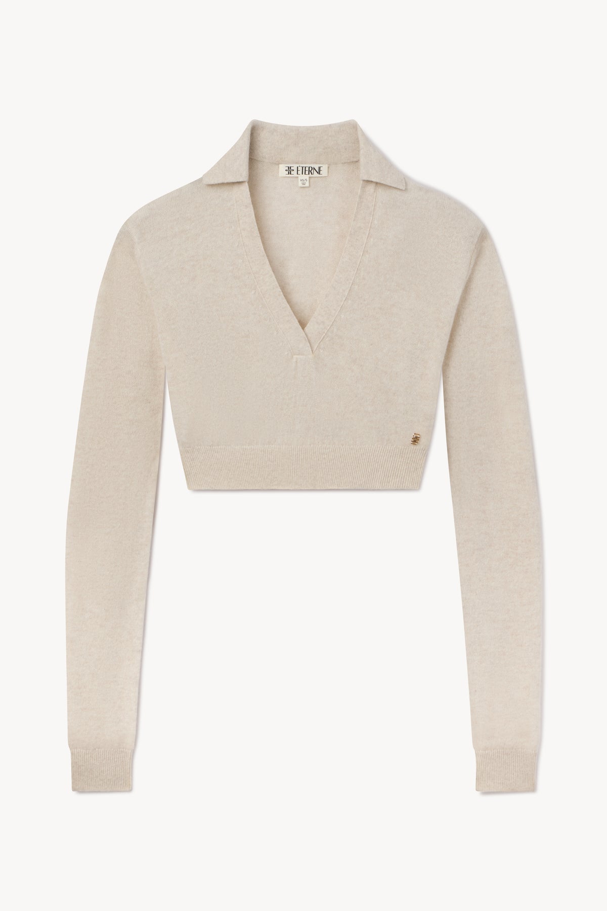 STEVIE CASHMERE SWEATER HEATHER OATMEAL