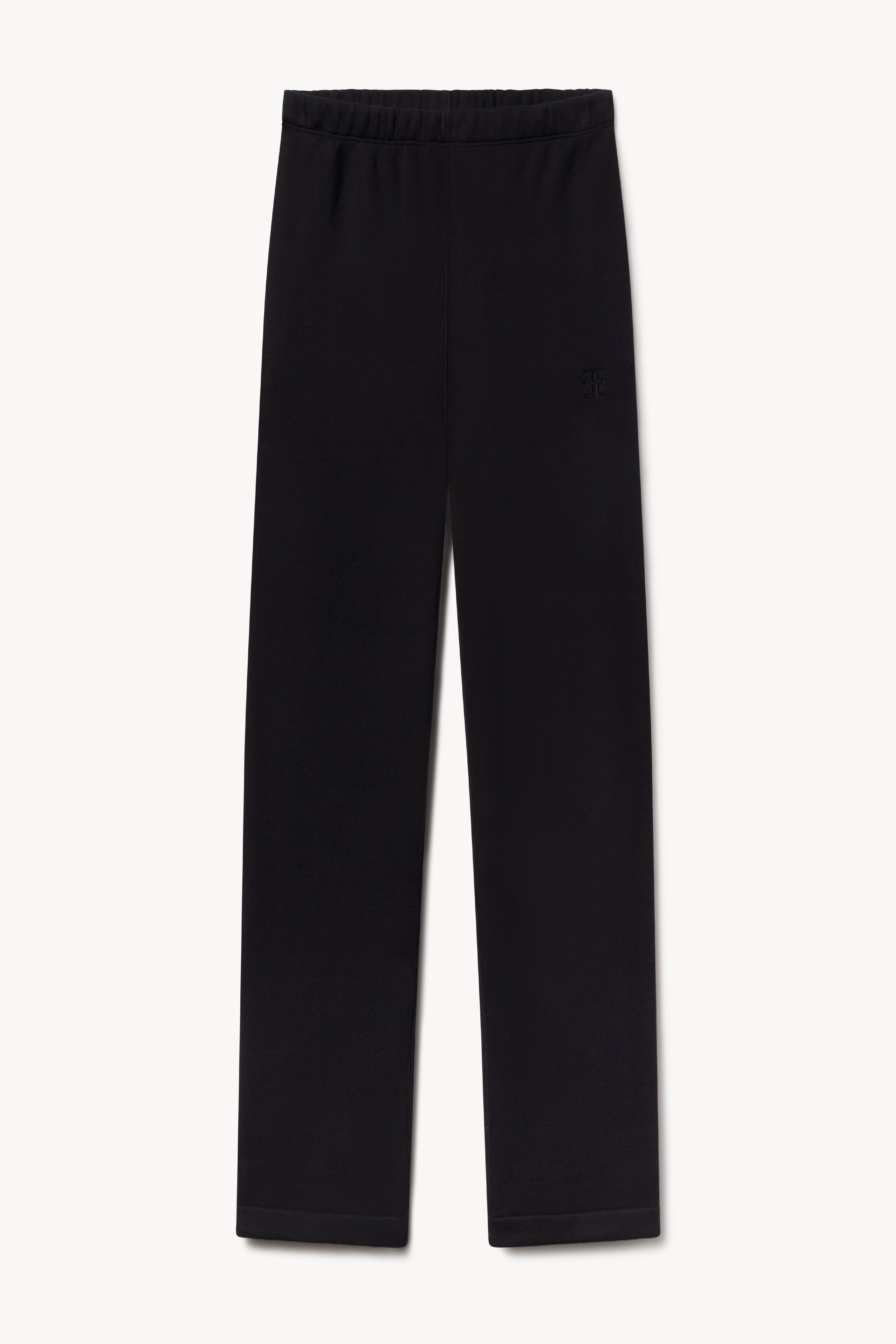 Straight Leg Sweatpant Black