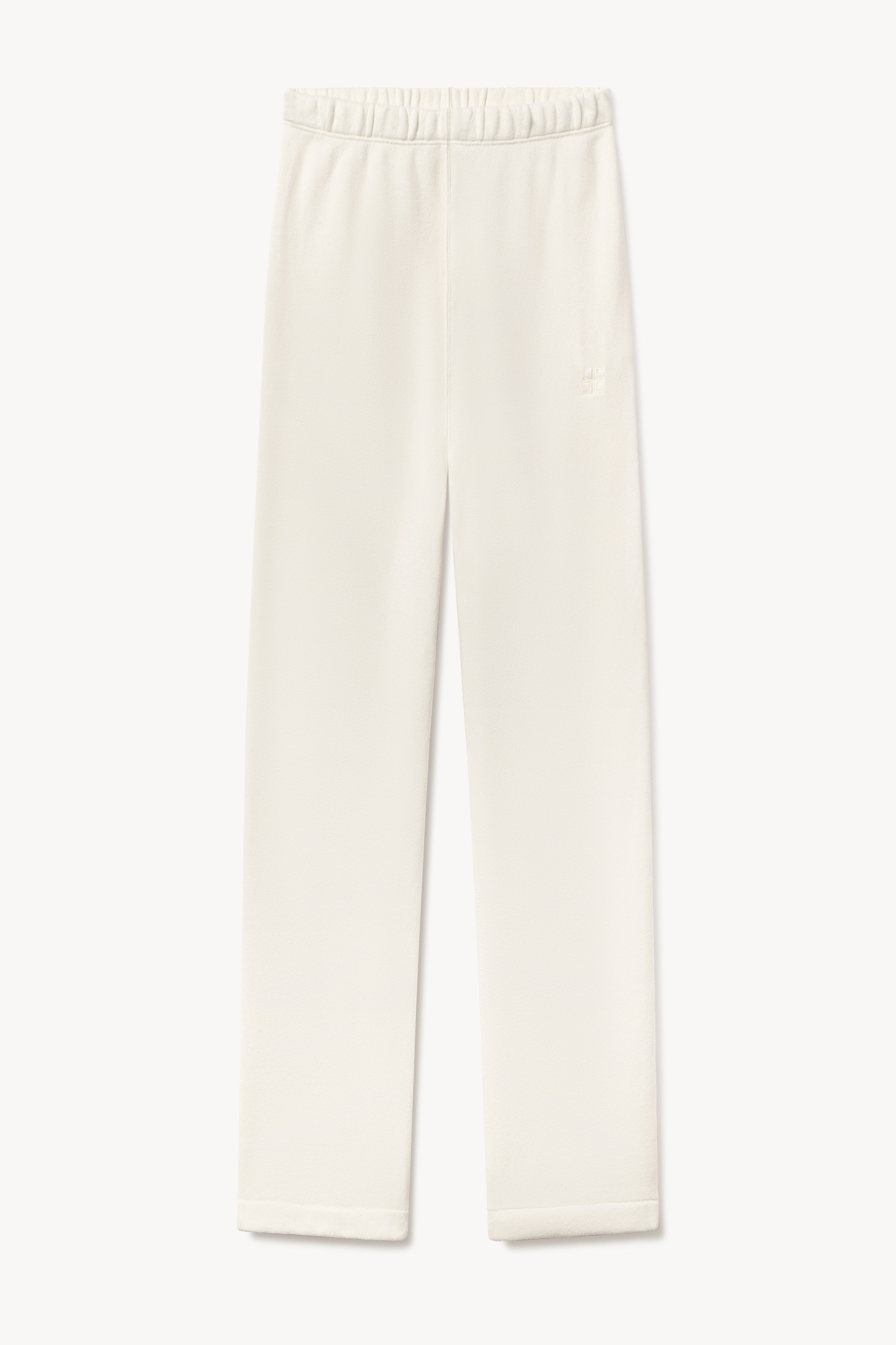 Straight Leg Sweatpant Cream