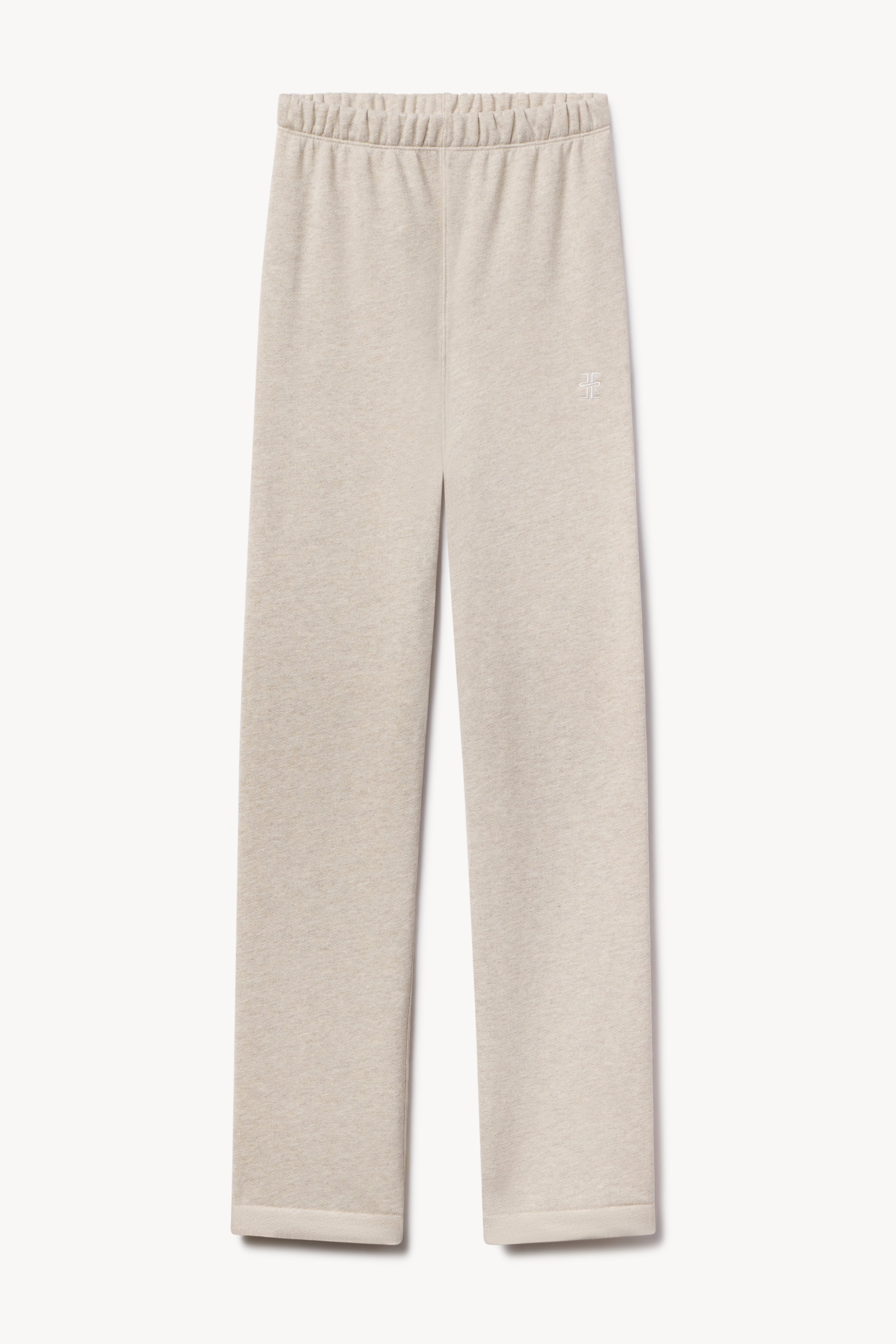 Straight Leg Sweatpant Heather Oatmeal