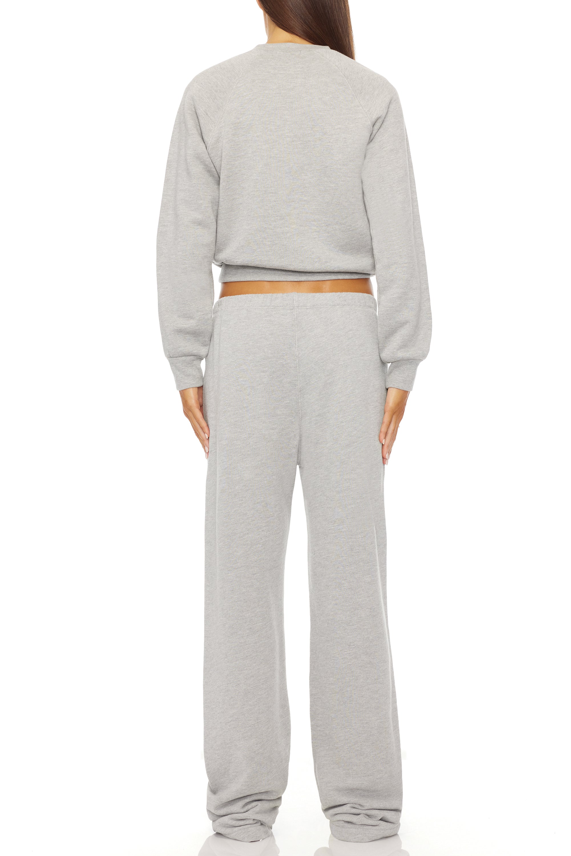 Straight Leg Sweatpant Heather Grey