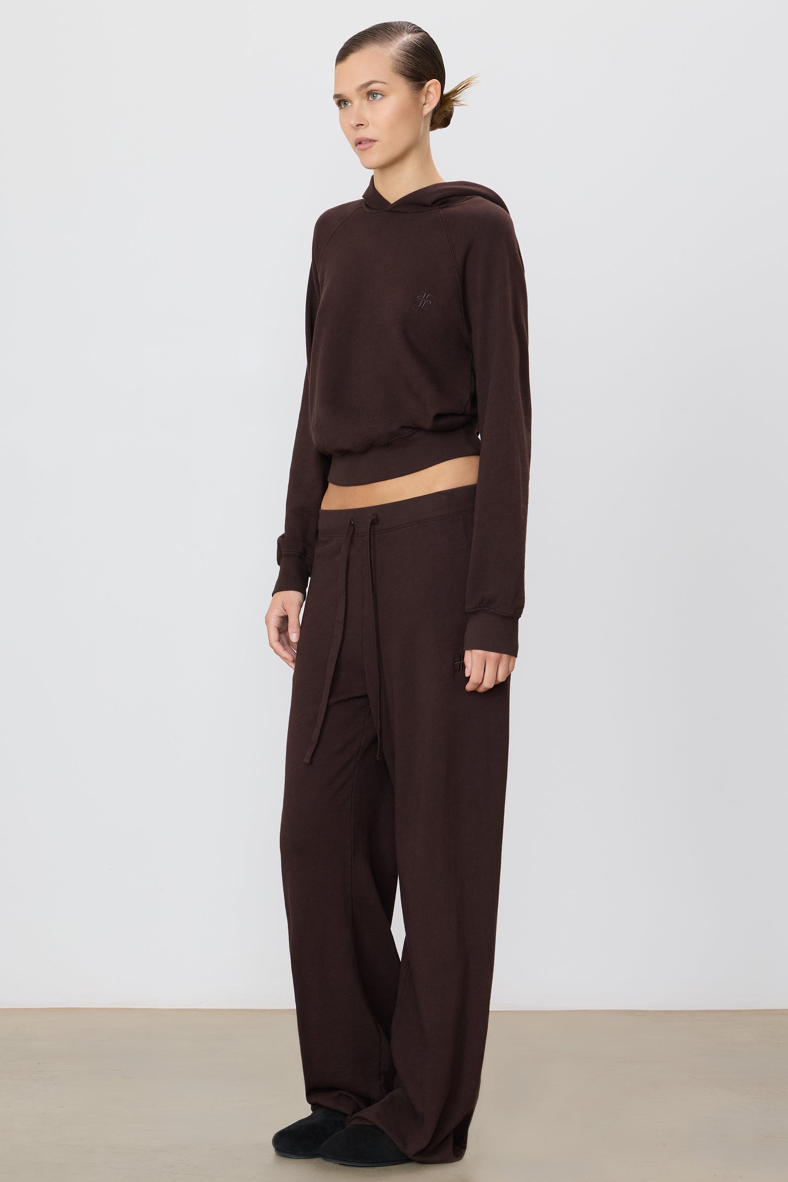 ÉTERNE DRAWSTRING WIDE LEG SWEATPANT