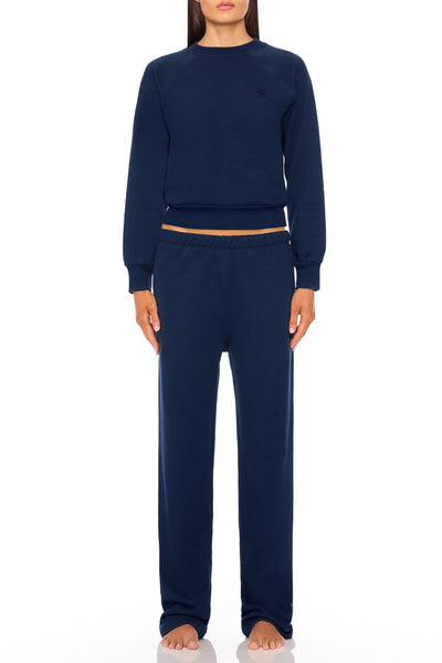 Straight Leg Sweatpant Navy