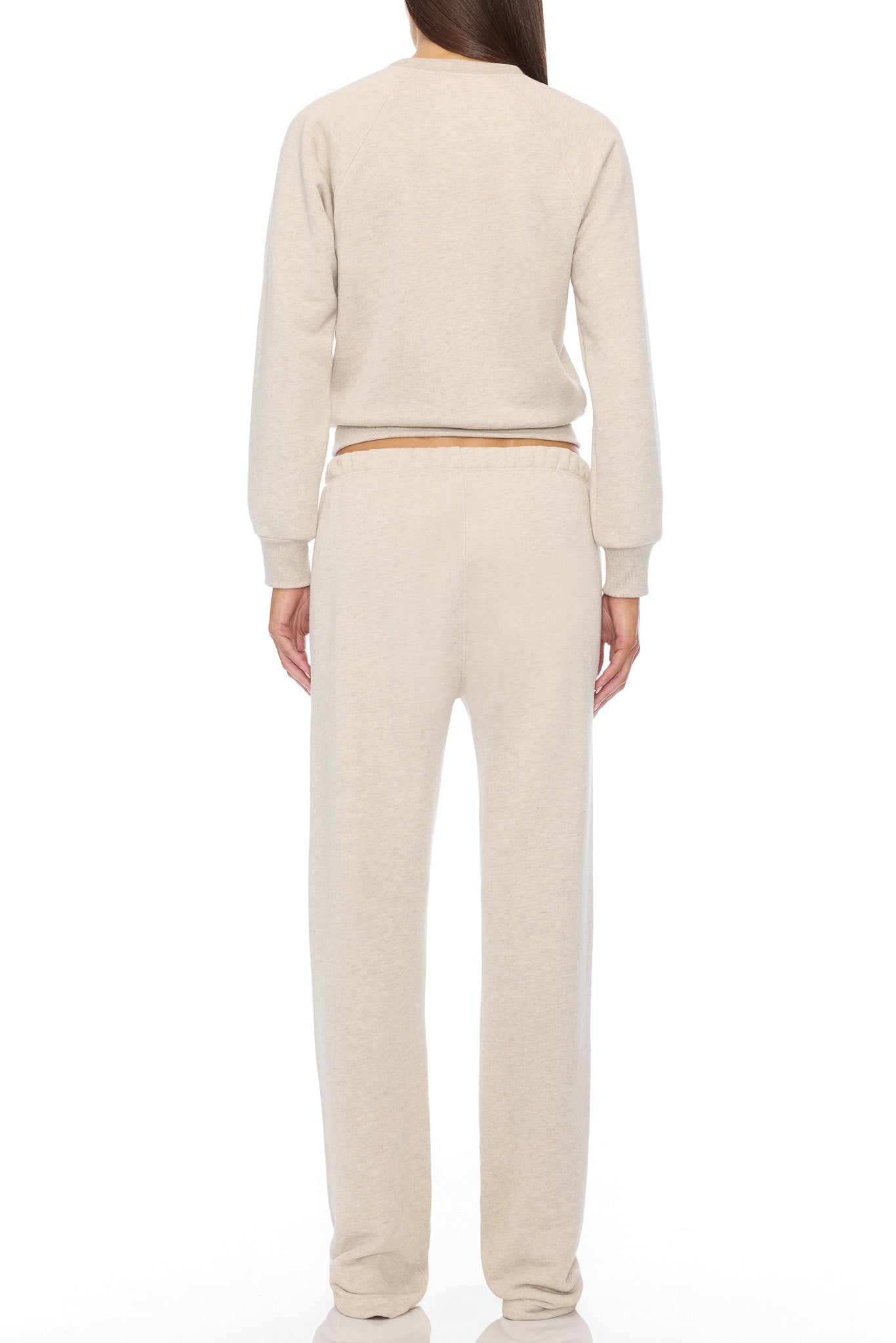 Straight Leg Sweatpant Heather Oatmeal