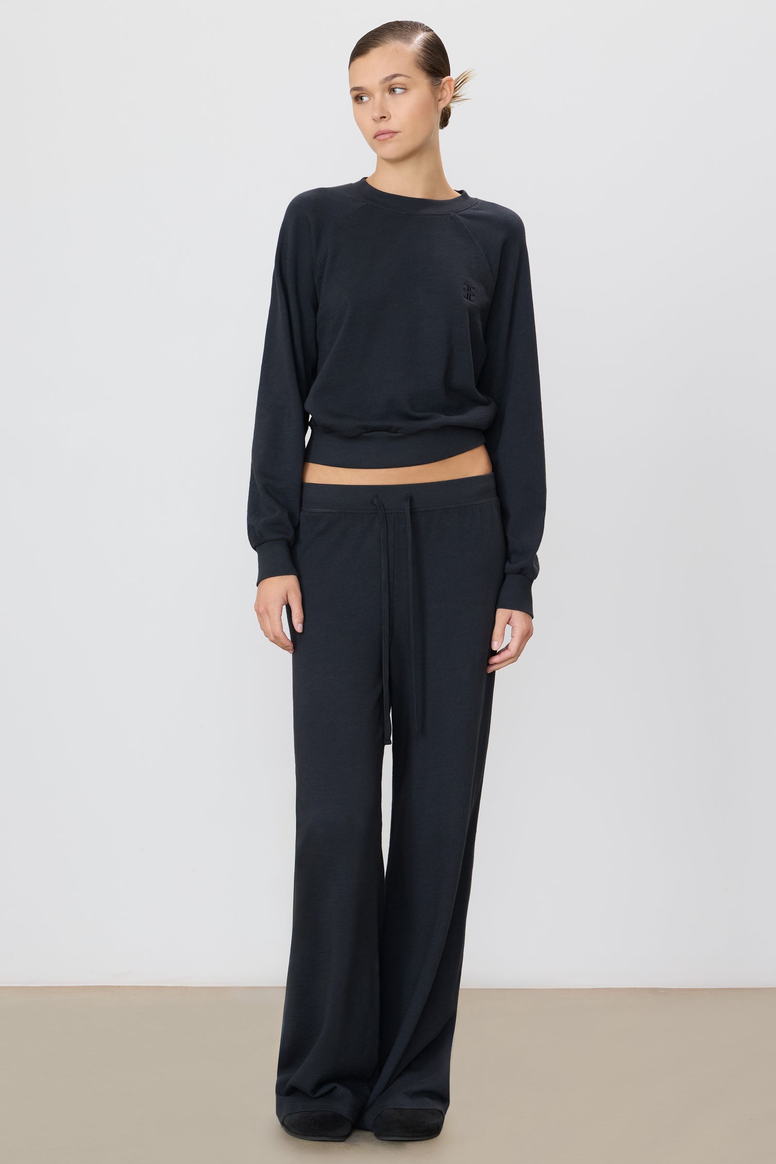 ÉTERNE DRAWSTRING WIDE LEG SWEATPANT