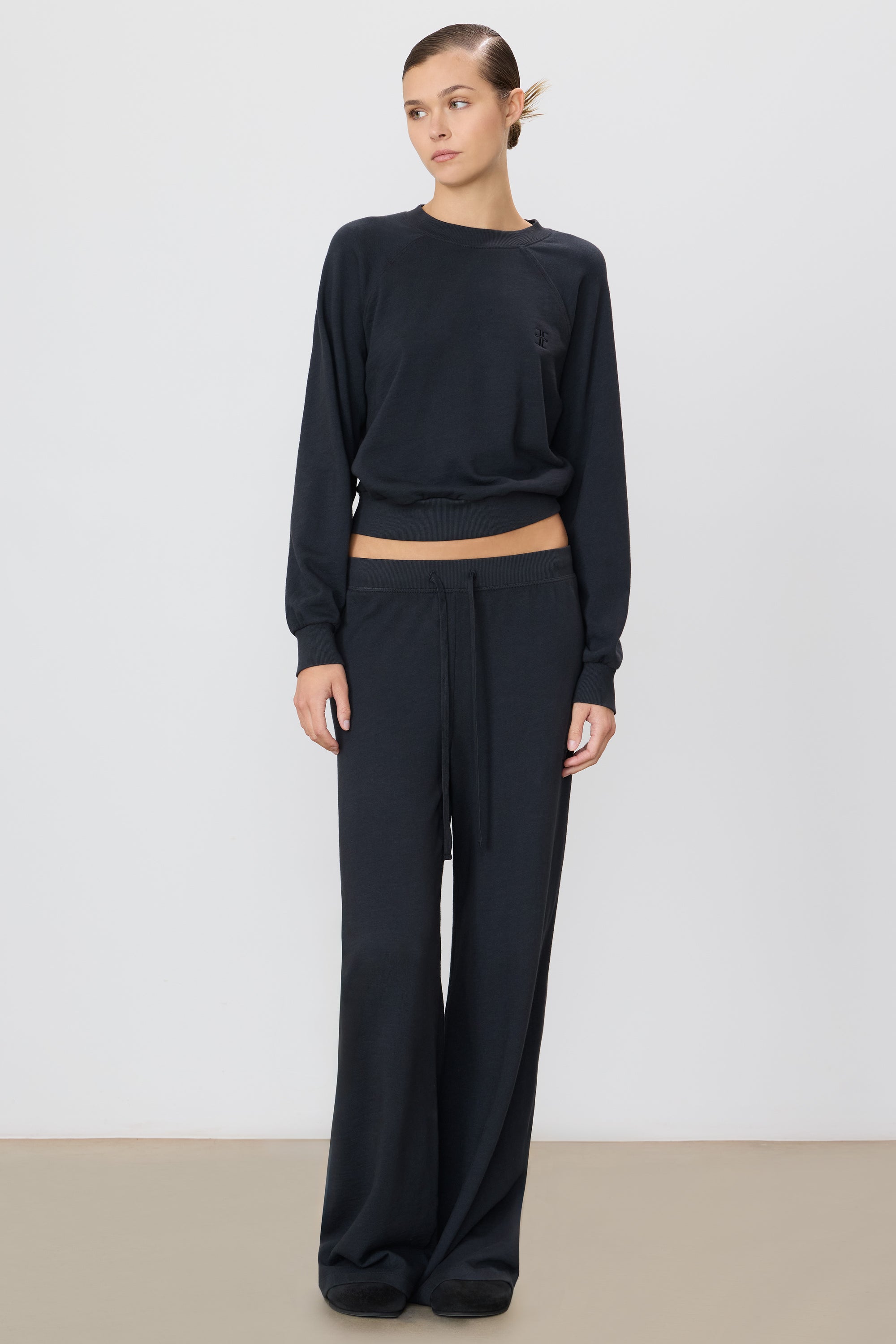 ÉTERNE DRAWSTRING WIDE LEG SWEATPANT