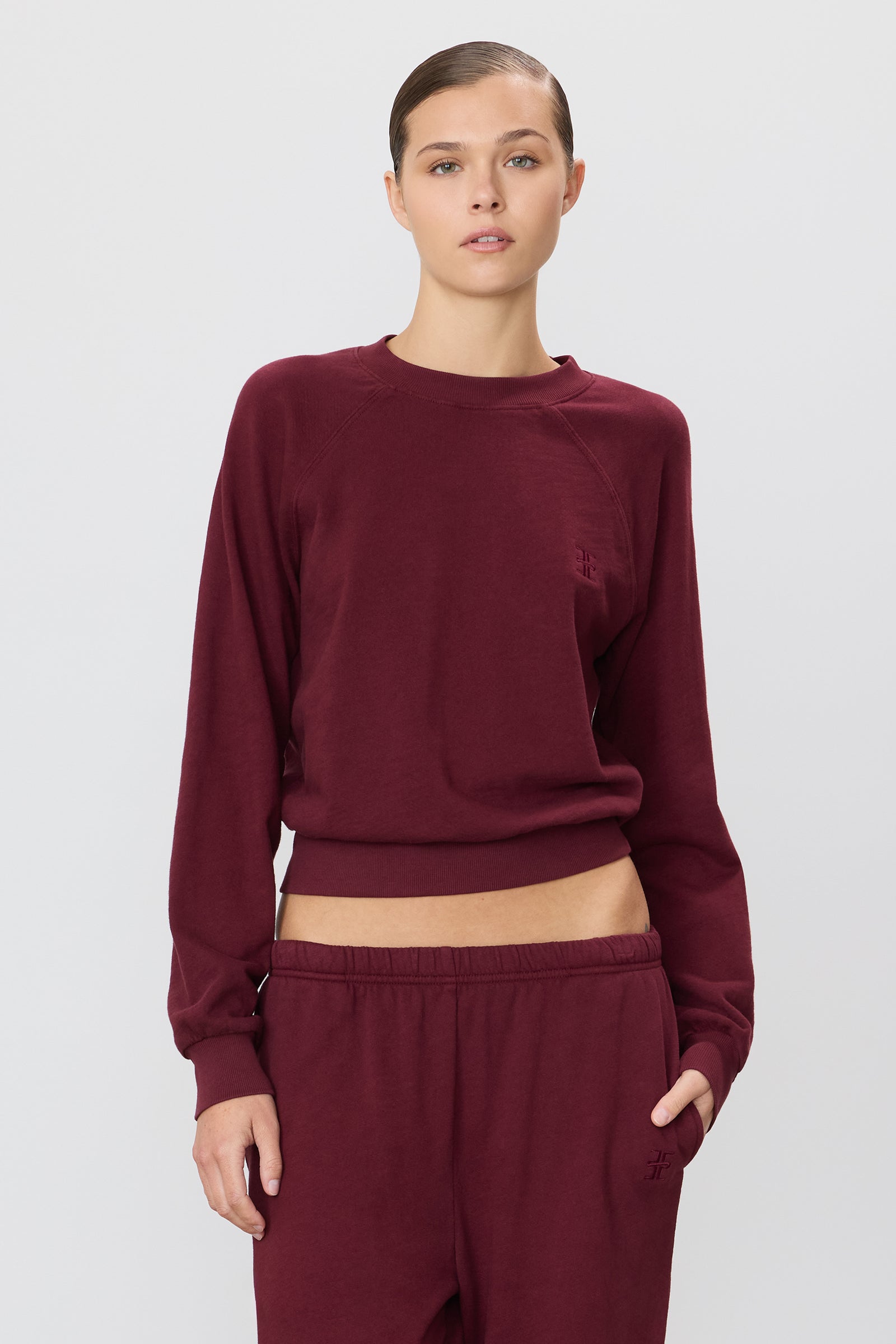 ÉTERNE SHRUNKEN RAGLAN SWEATSHIRT