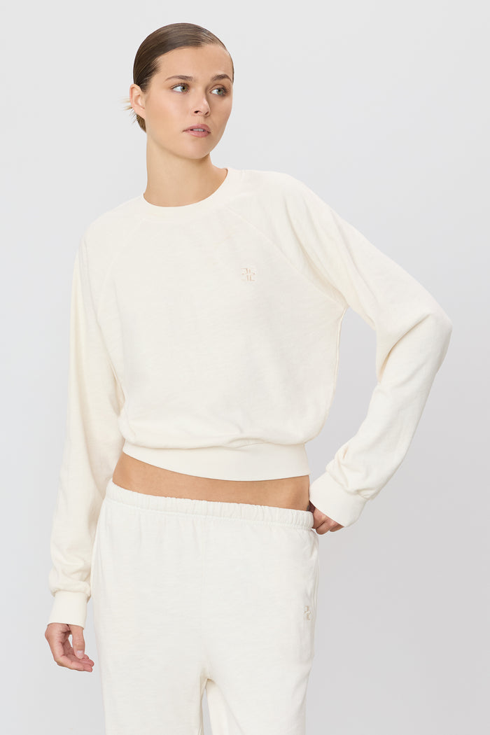 SHRUNKEN RAGLAN SWEATSHIRT