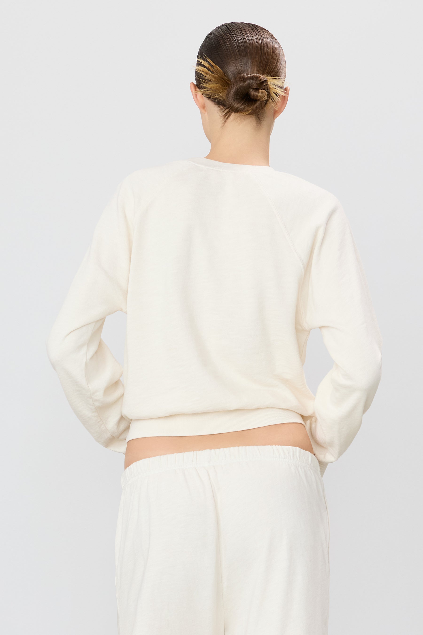 Shrunken Raglan Sweatshirt Pistachio
