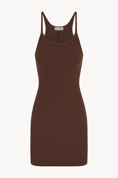 Tank Mini Dress Chocolate