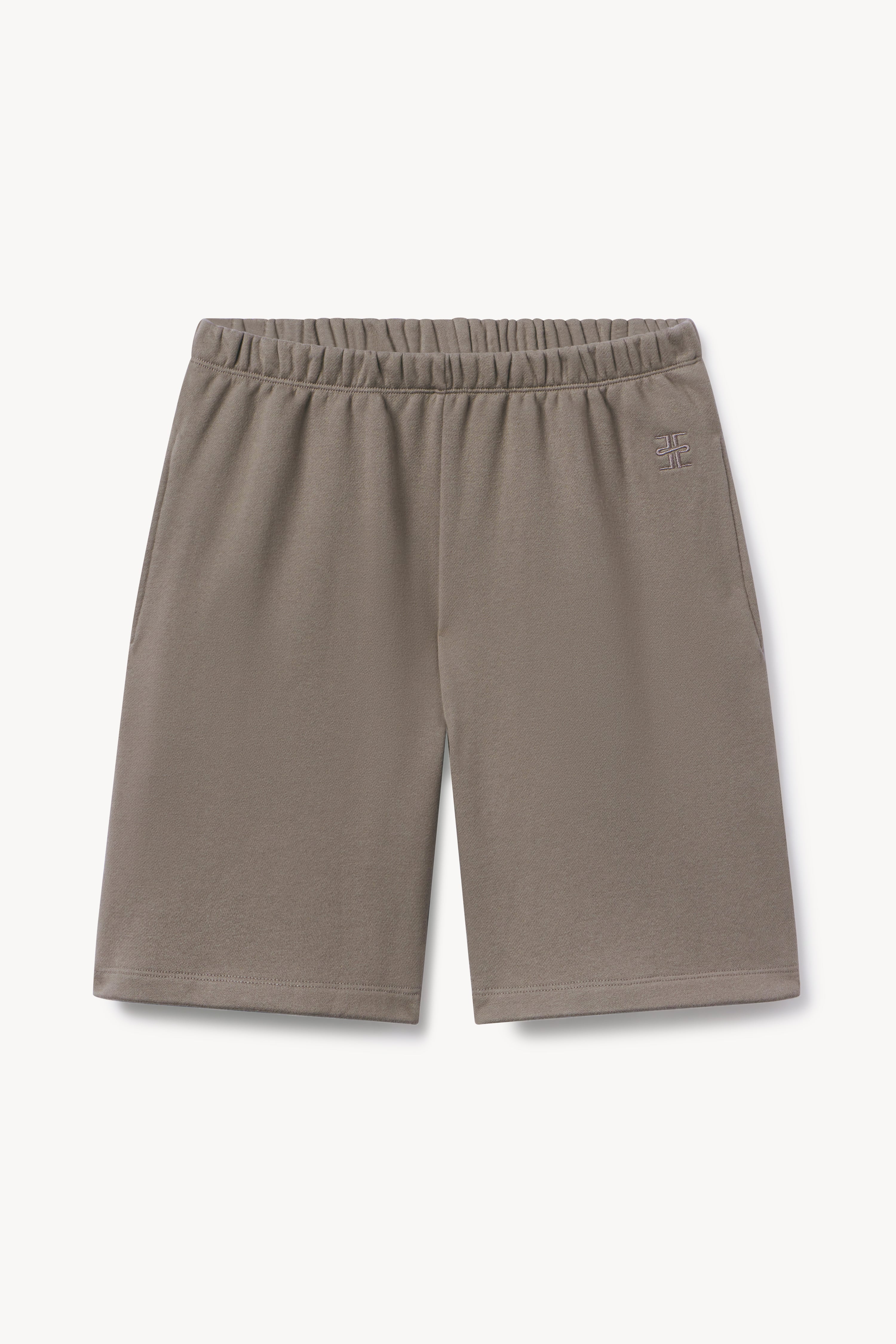 TERRY BOYFRIEND SHORT CLAY