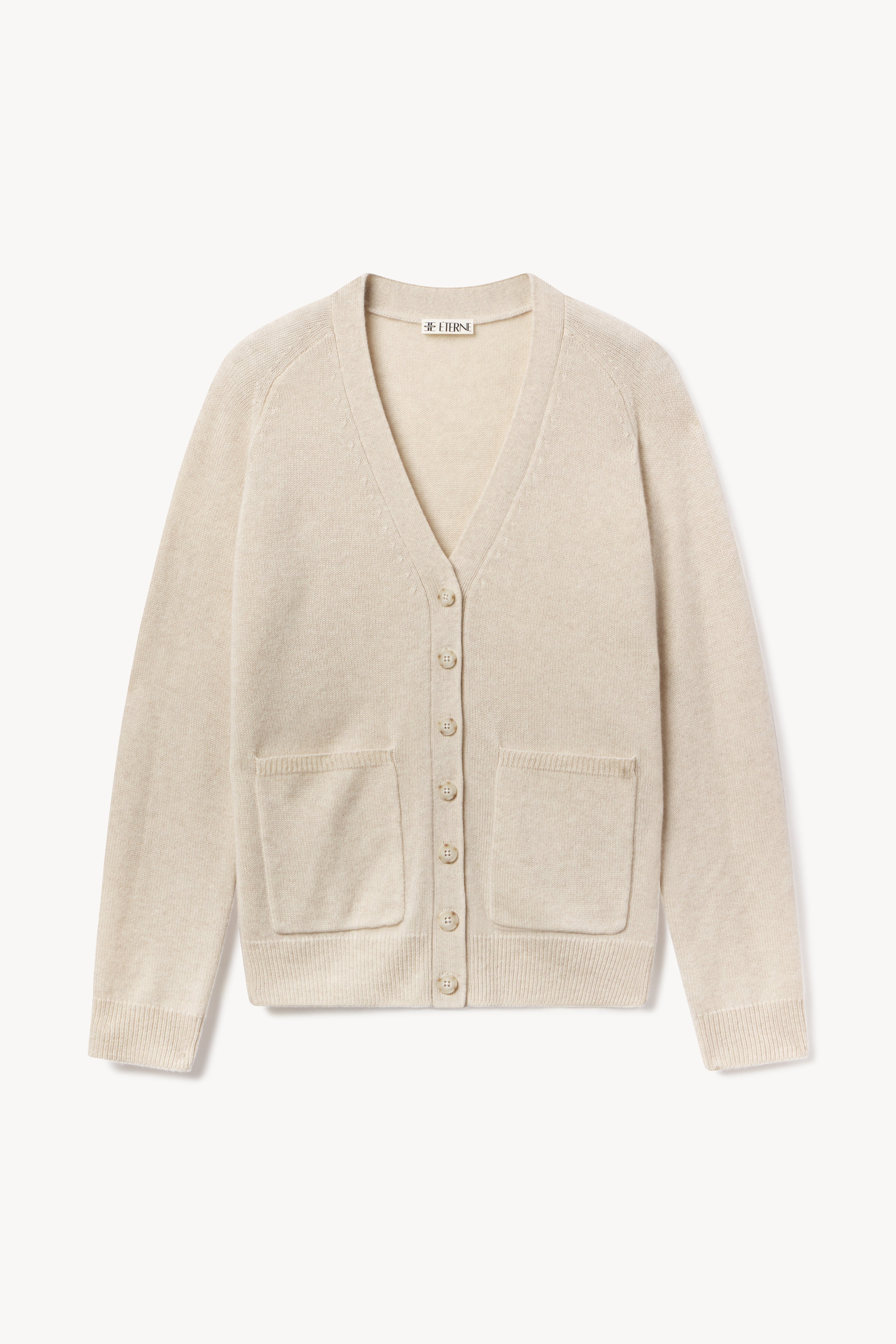 THEODORE CARDIGAN HEATHER OATMEAL