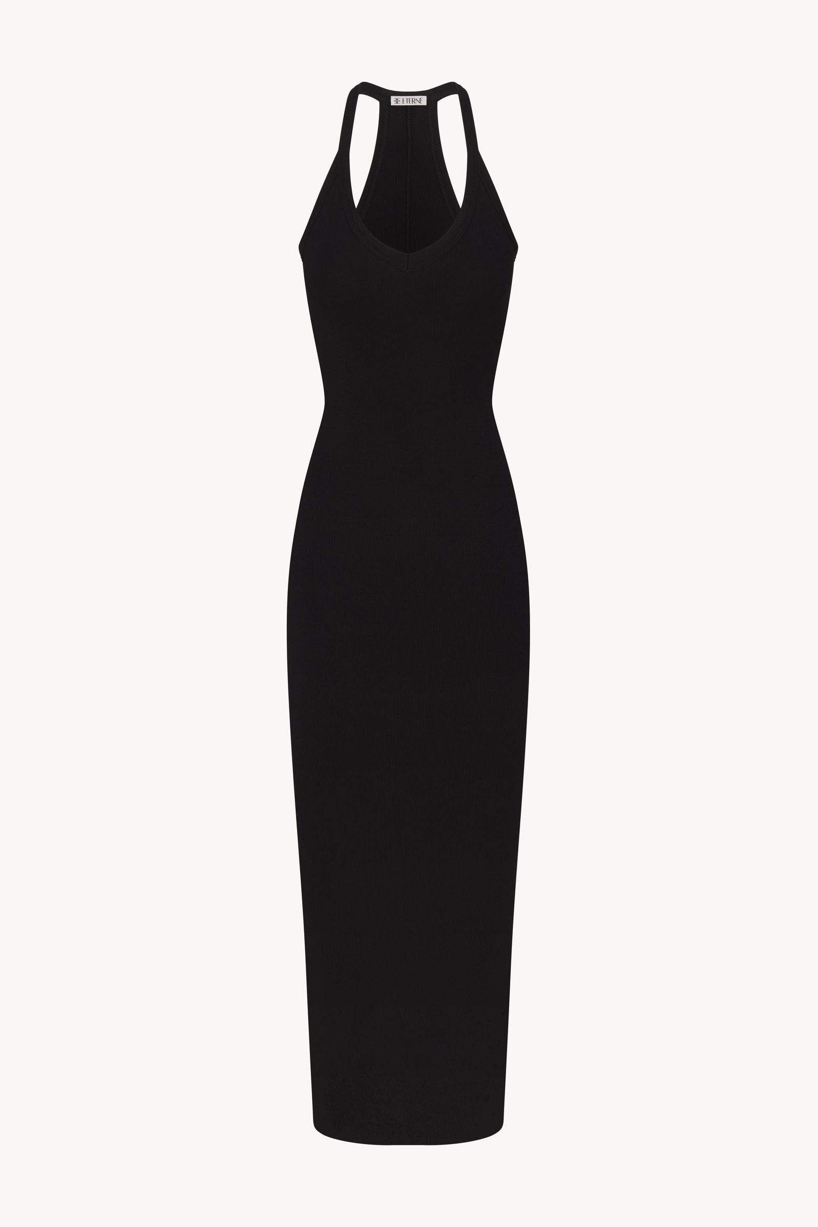 V-NECK RACERBACK MIDI DRESS - ÉTERNE