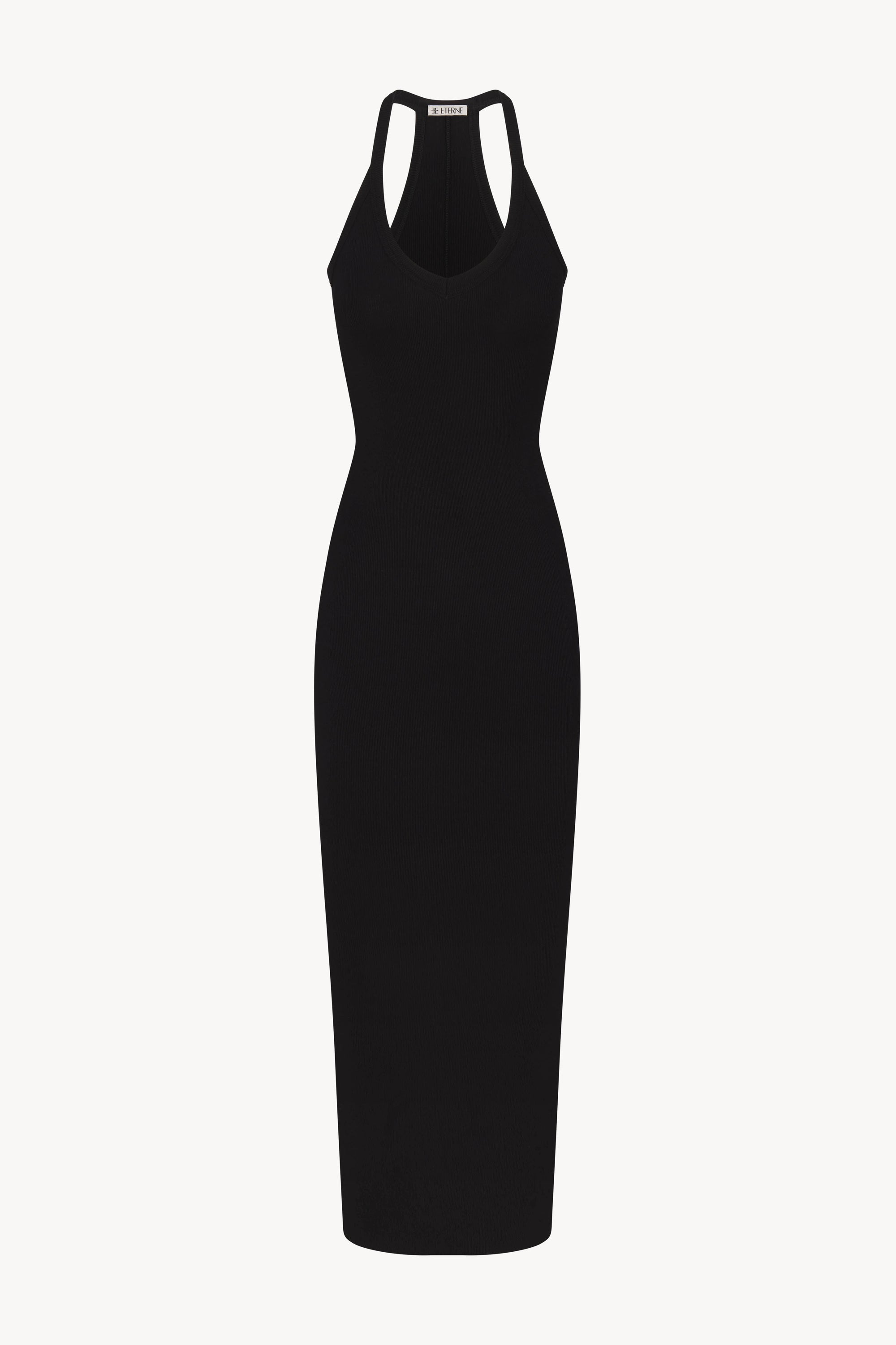 V-NECK RACERBACK MIDI DRESS - ÉTERNE