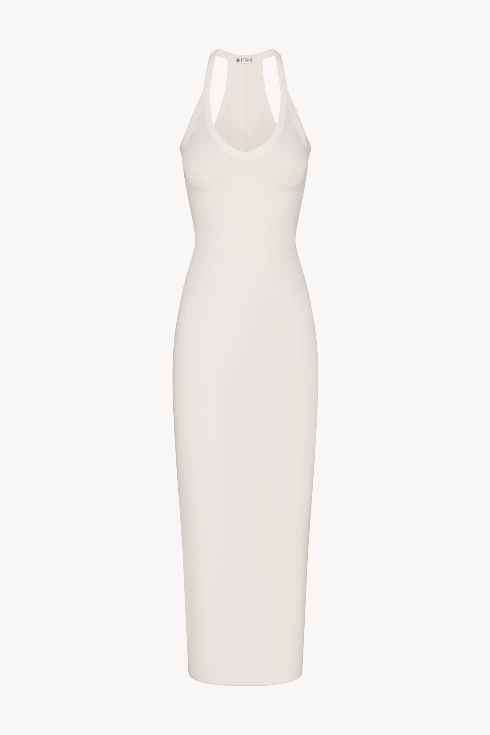 V-NECK RACERBACK MIDI DRESS - ÉTERNE