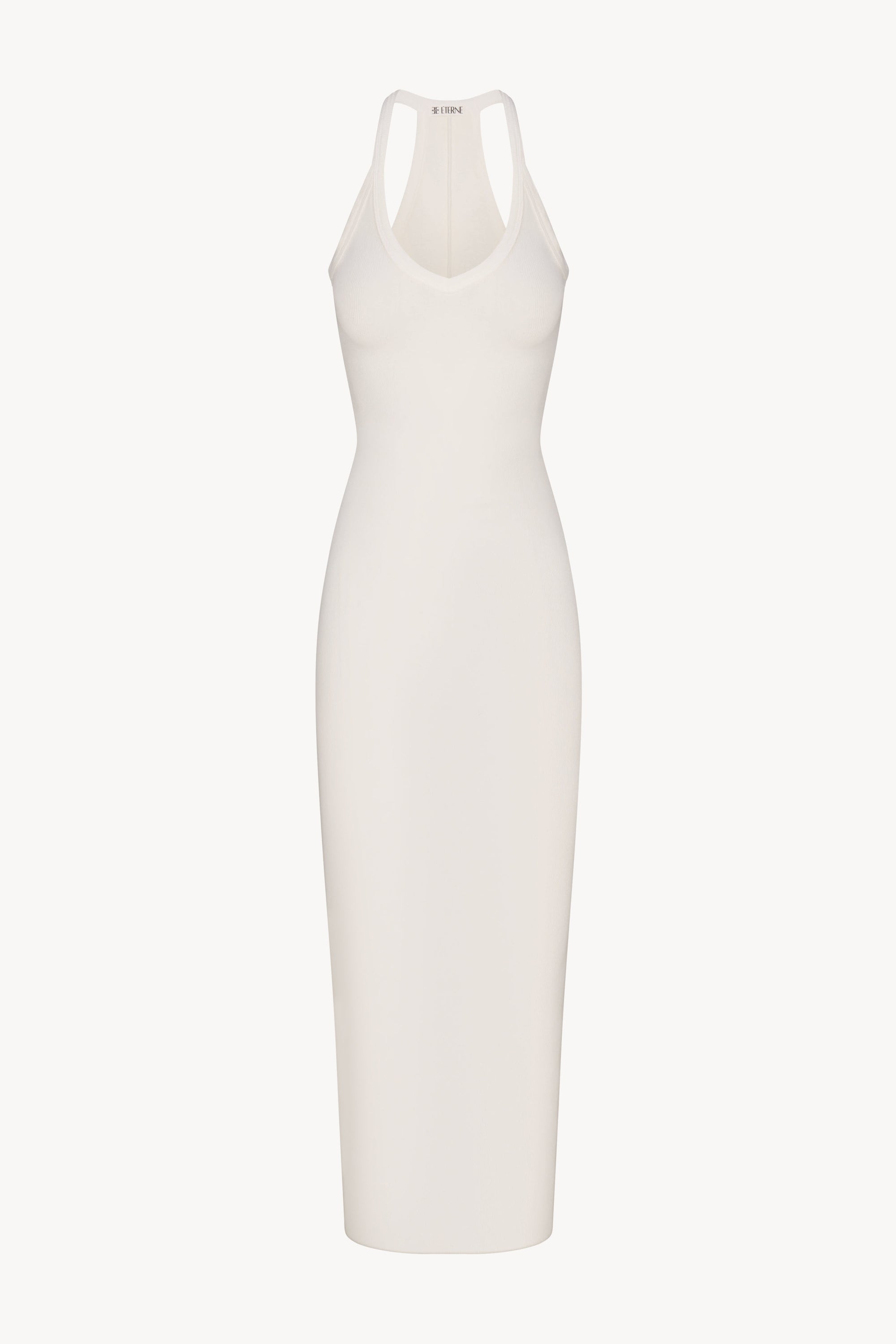 V-NECK RACERBACK MIDI DRESS - ÉTERNE