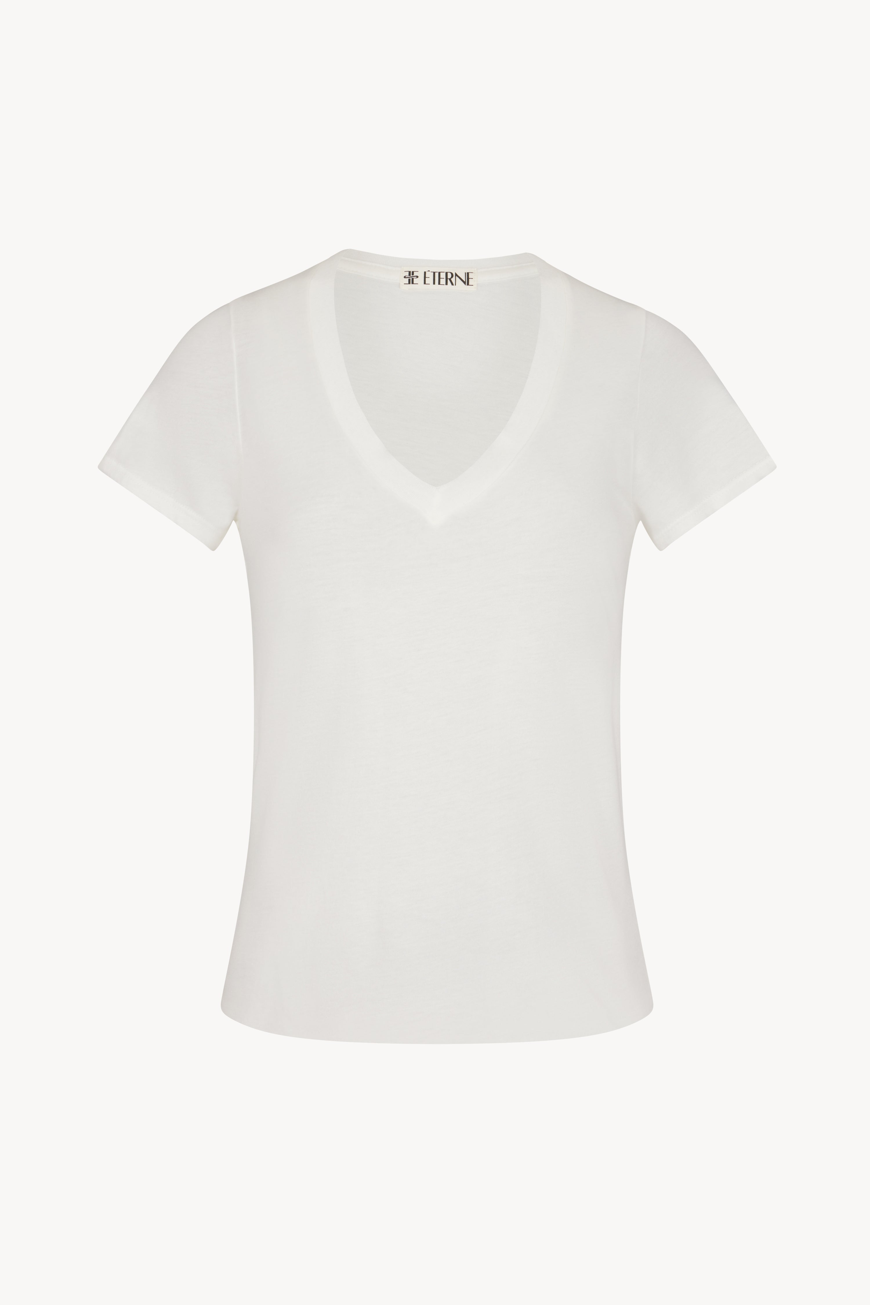 V-Neck T-Shirt Ivory