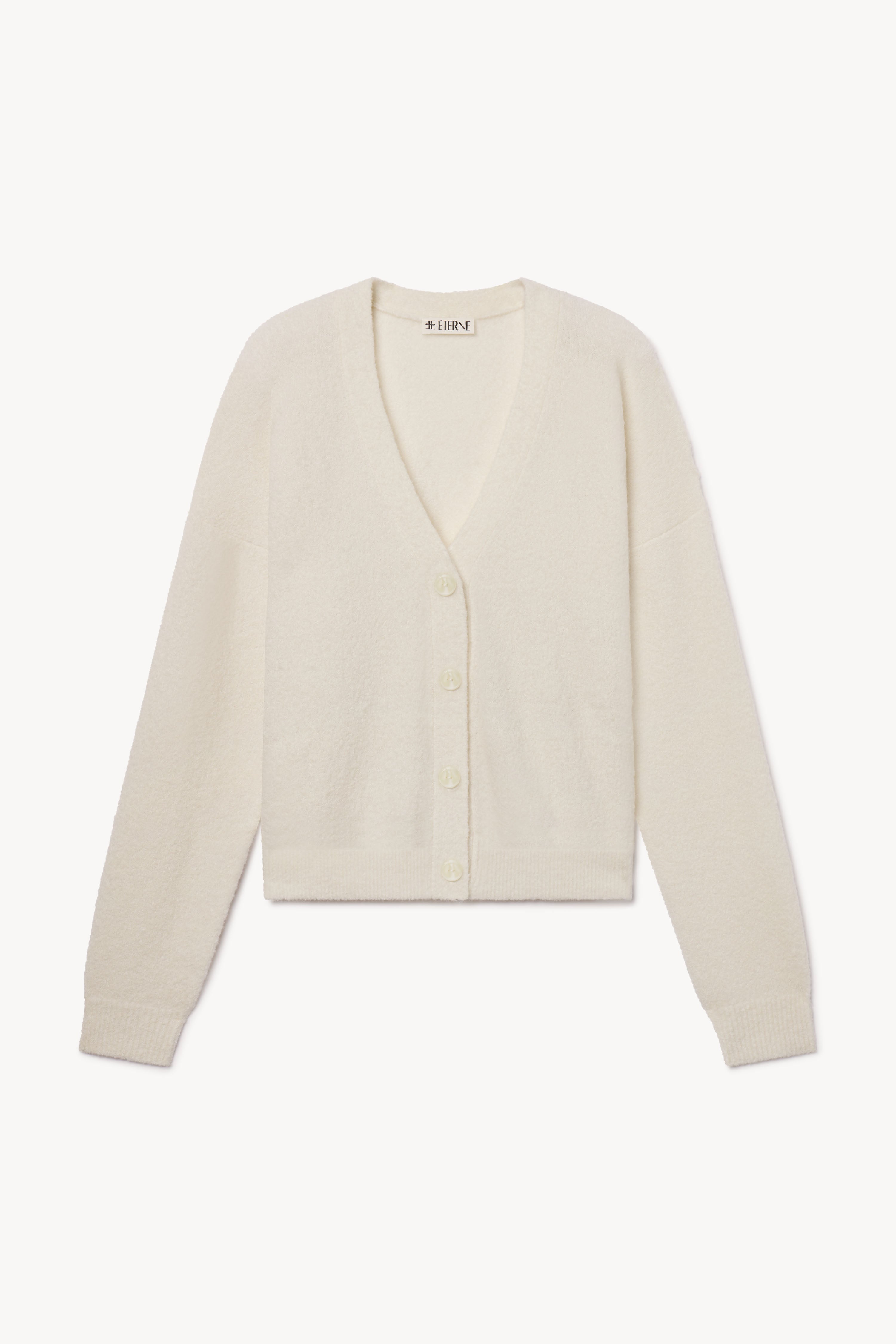 Walt Cardigan | Cozy Teddy Cashmere | Cream